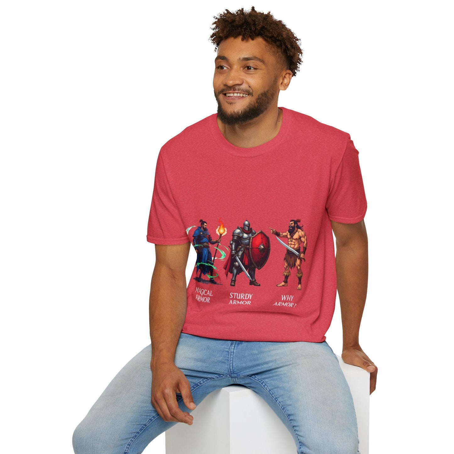 Class Armor Comparison - Softstyle T-Shirt for Men and Women Printify