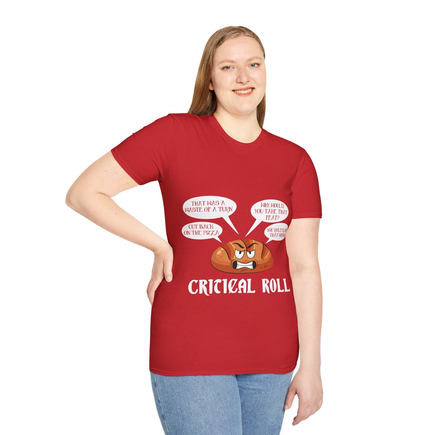 Critical Roll - Softstyle T-Shirt for Men and Women