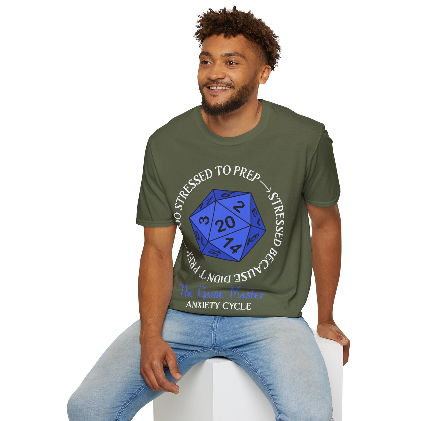 The GM Anxiety Cycle - Softstyle T-Shirt for Men and Women