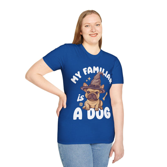 My Familiar is a Dog - Unisex Softstyle T-Shirt Printify