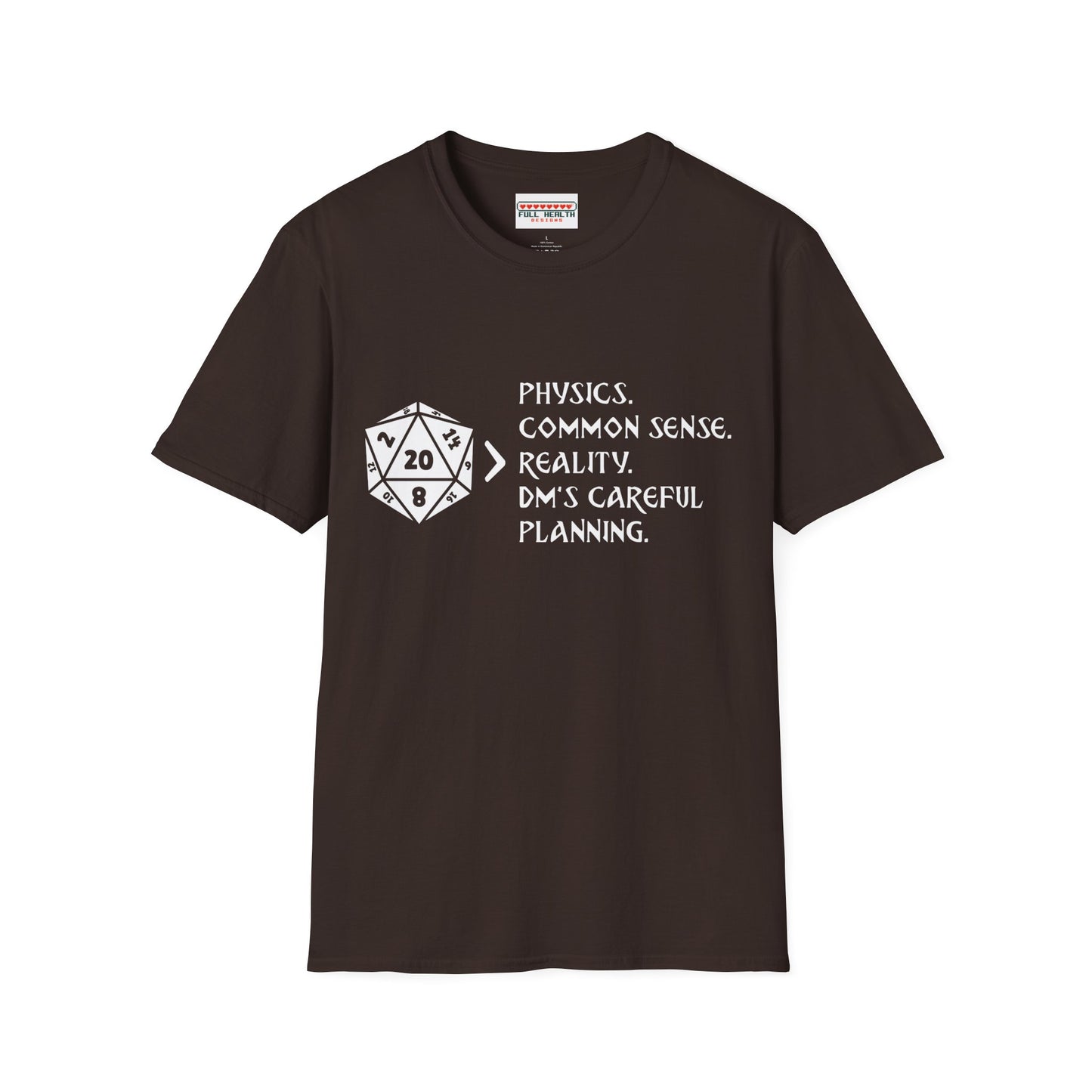 Natural 20 is Greater Than - Unisex Softstyle T-Shirt