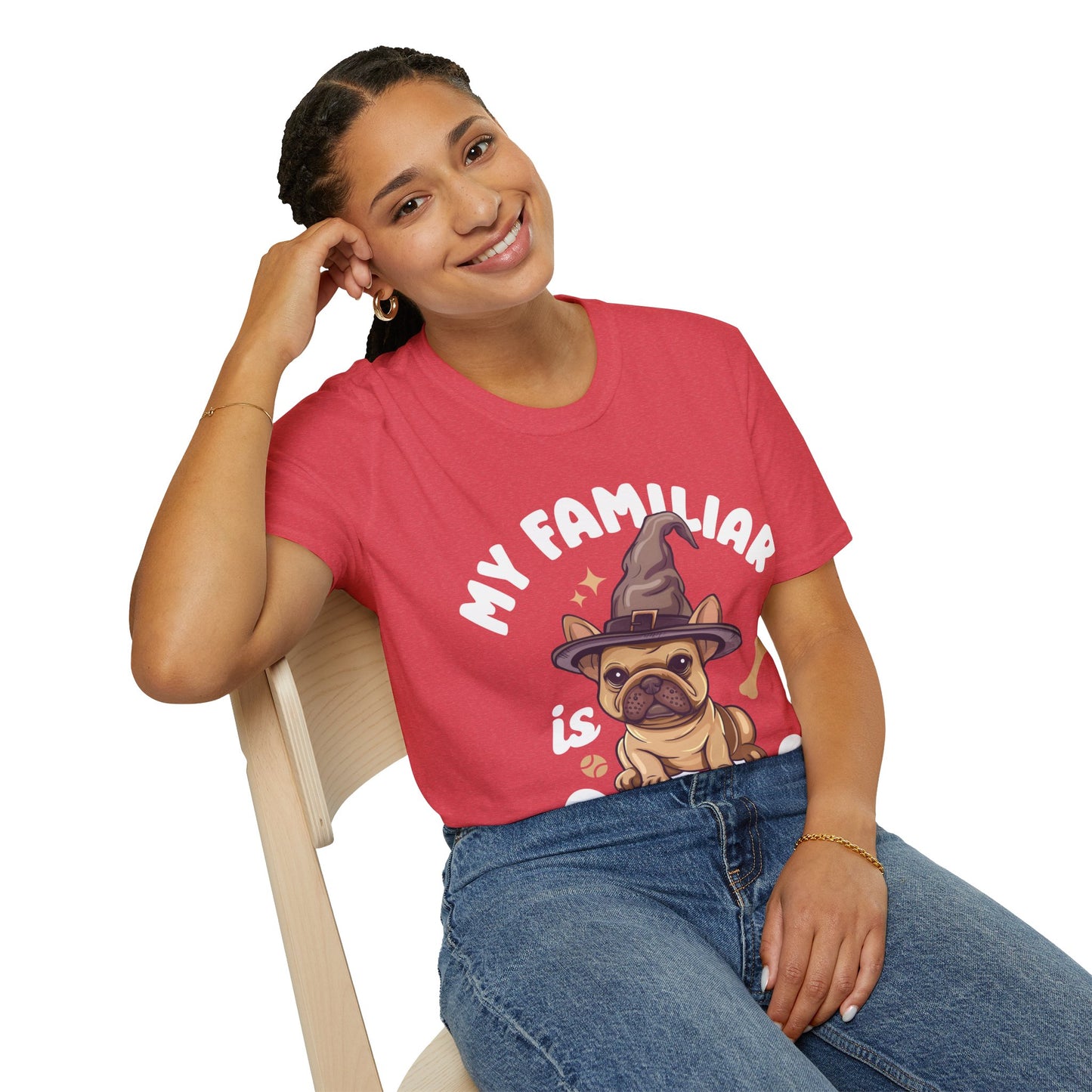 My Familiar is a Dog - Unisex Softstyle T-Shirt