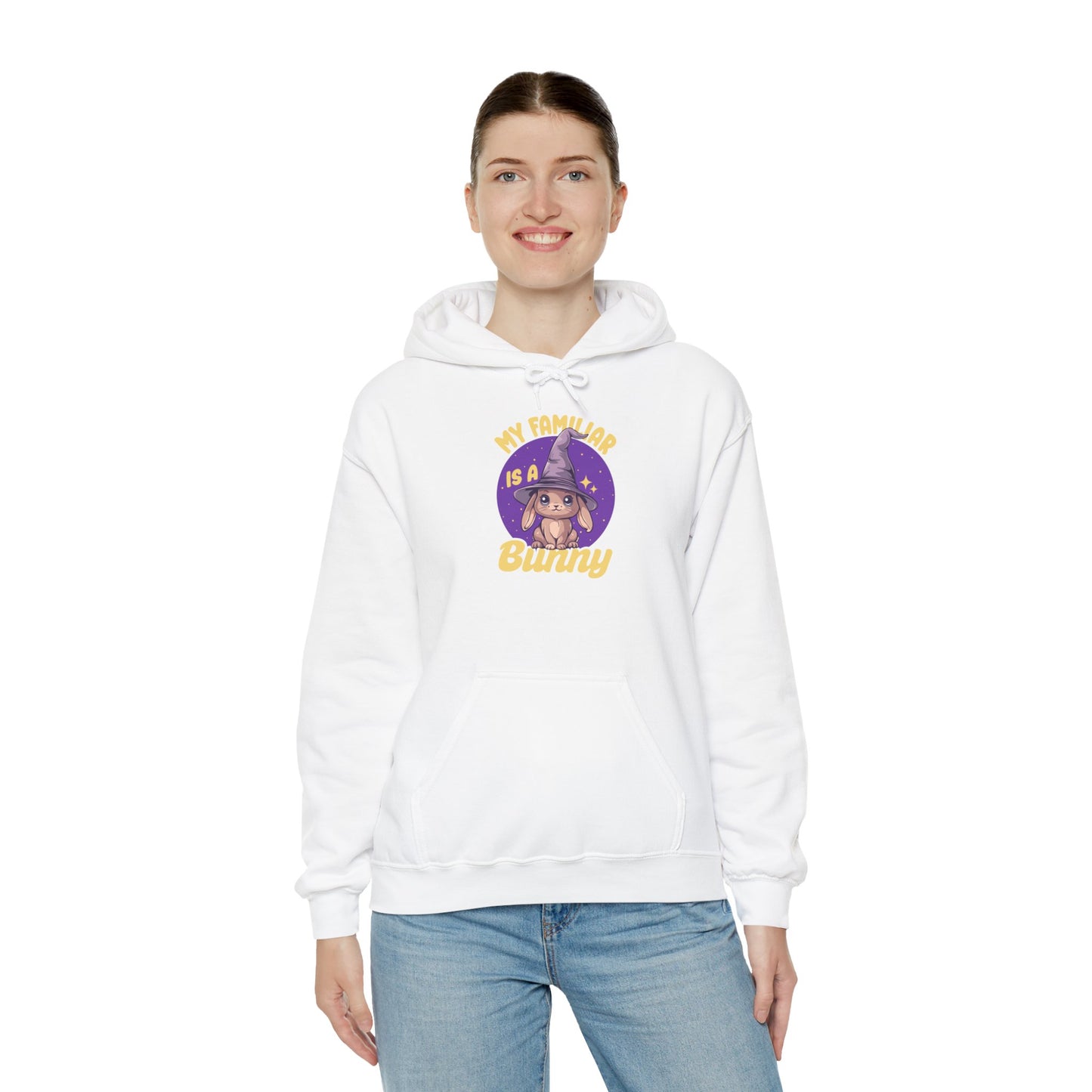 My Familiar is a Bunny - Heavy Blend™ Hoodie for Men and Women