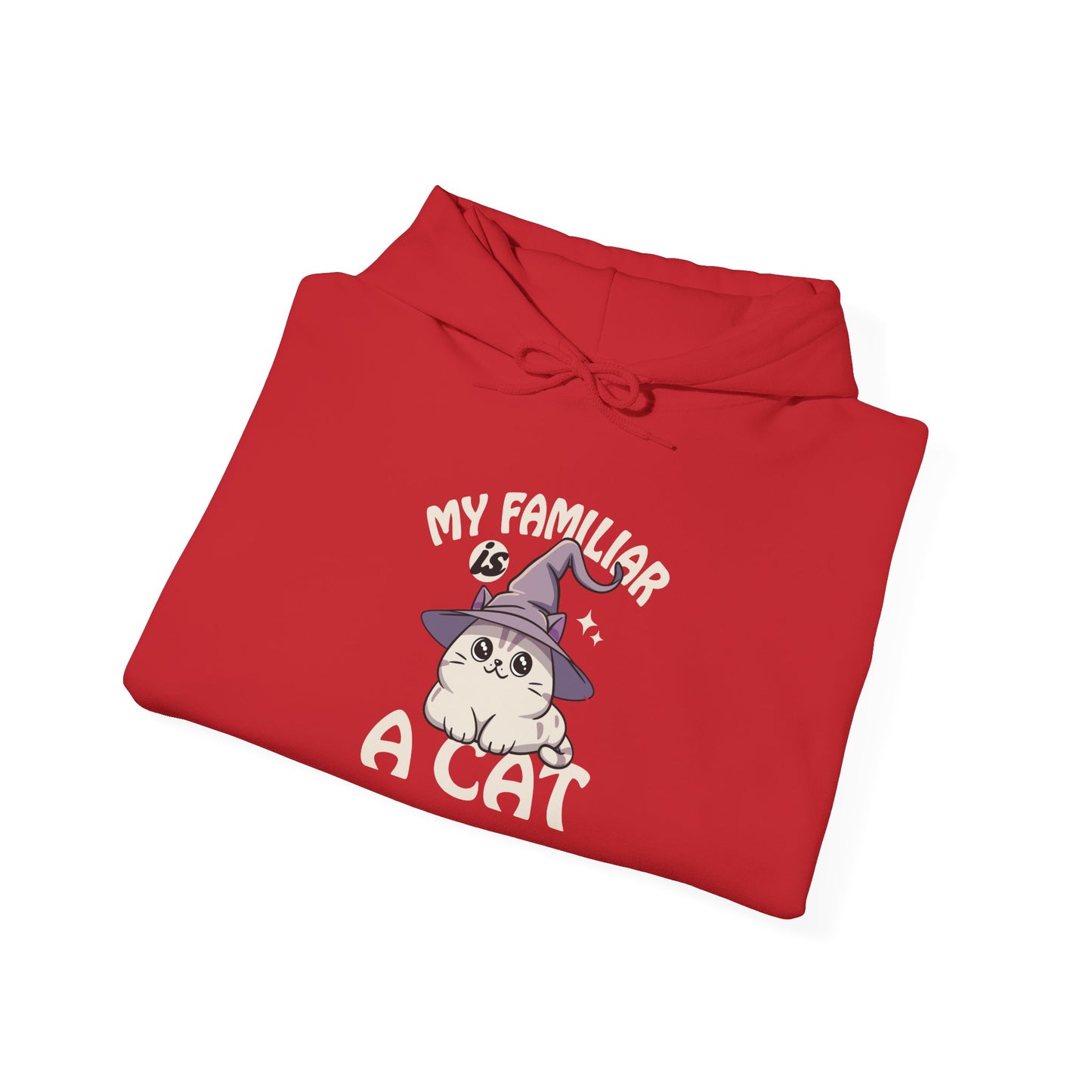 My Familiar is a Cat - Heavy Blend™ Hoodie for Men and Women