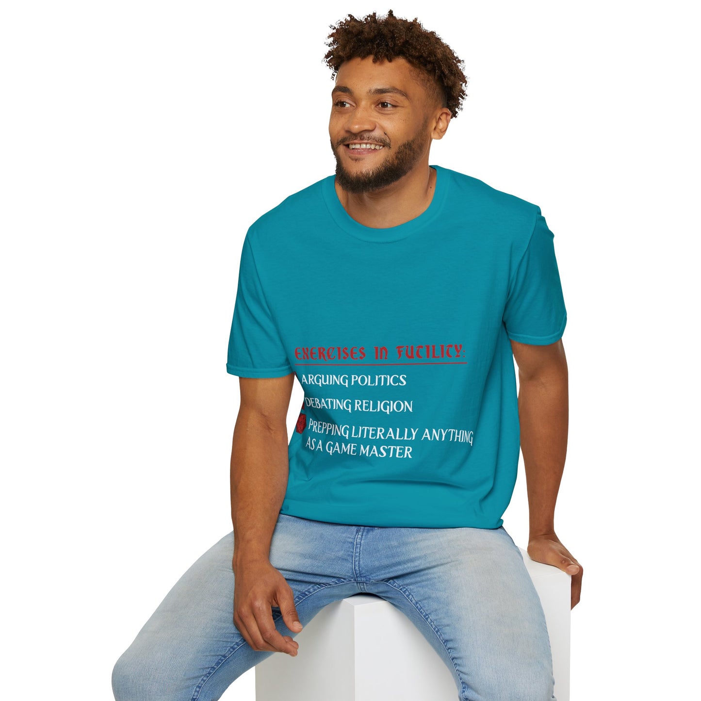 Exercises in Futility - Softstyle T-Shirt for Men and Women