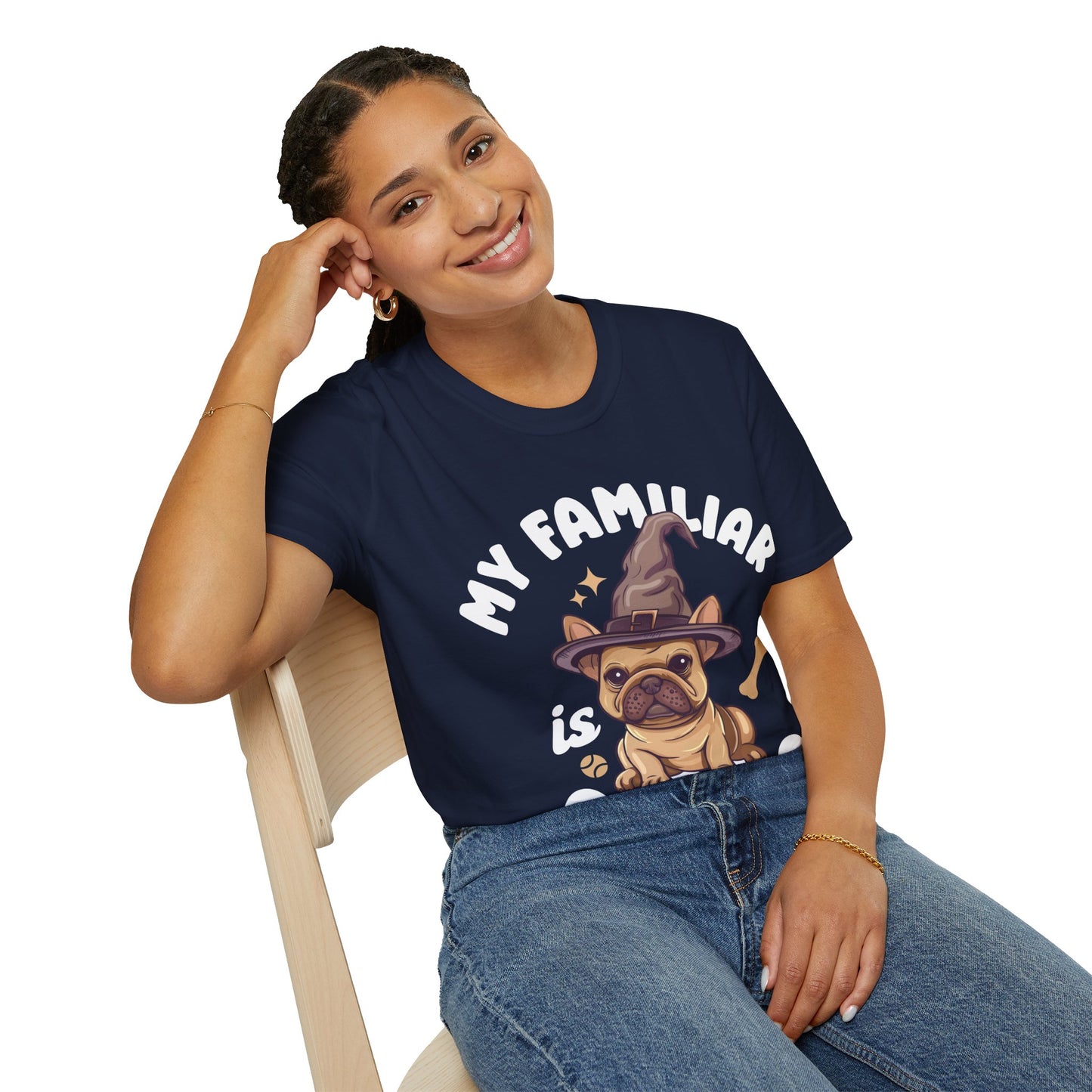 My Familiar is a Dog - Unisex Softstyle T-Shirt