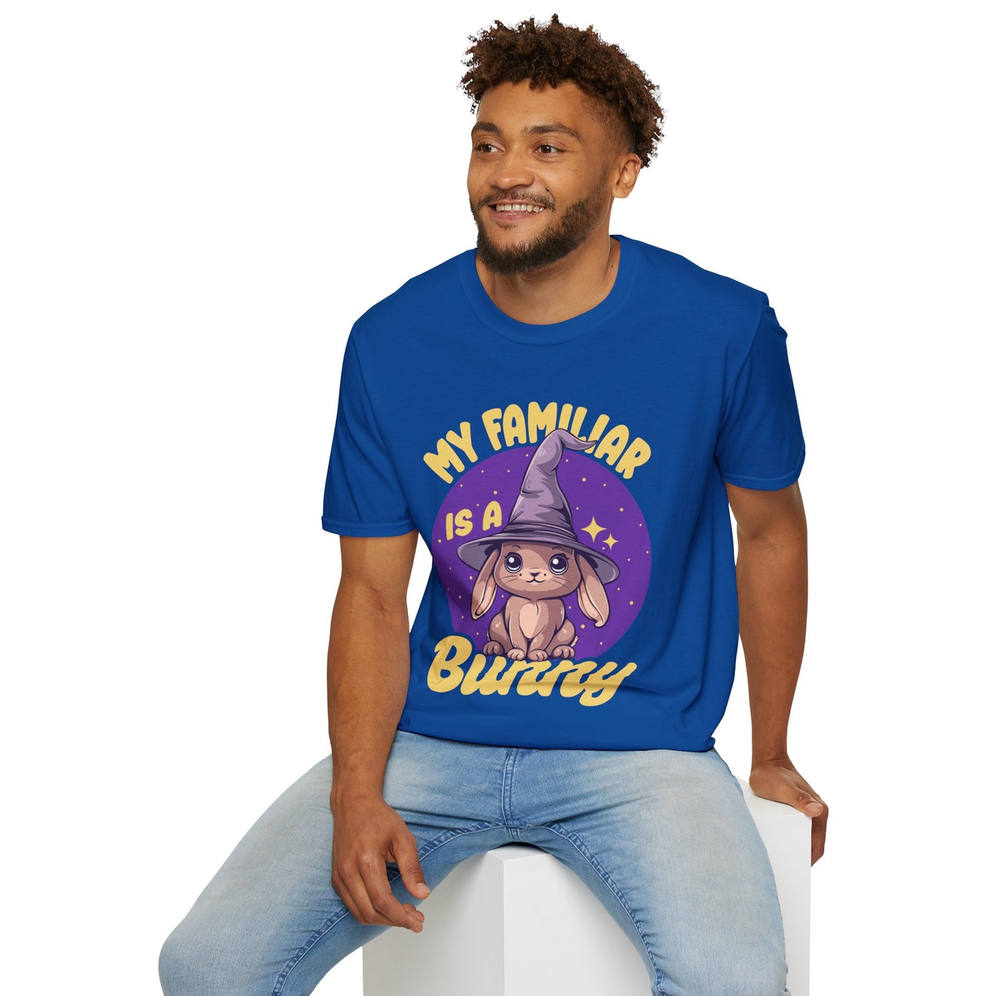 My Familiar is a Bunny - Softstyle T-Shirt for Men and Women