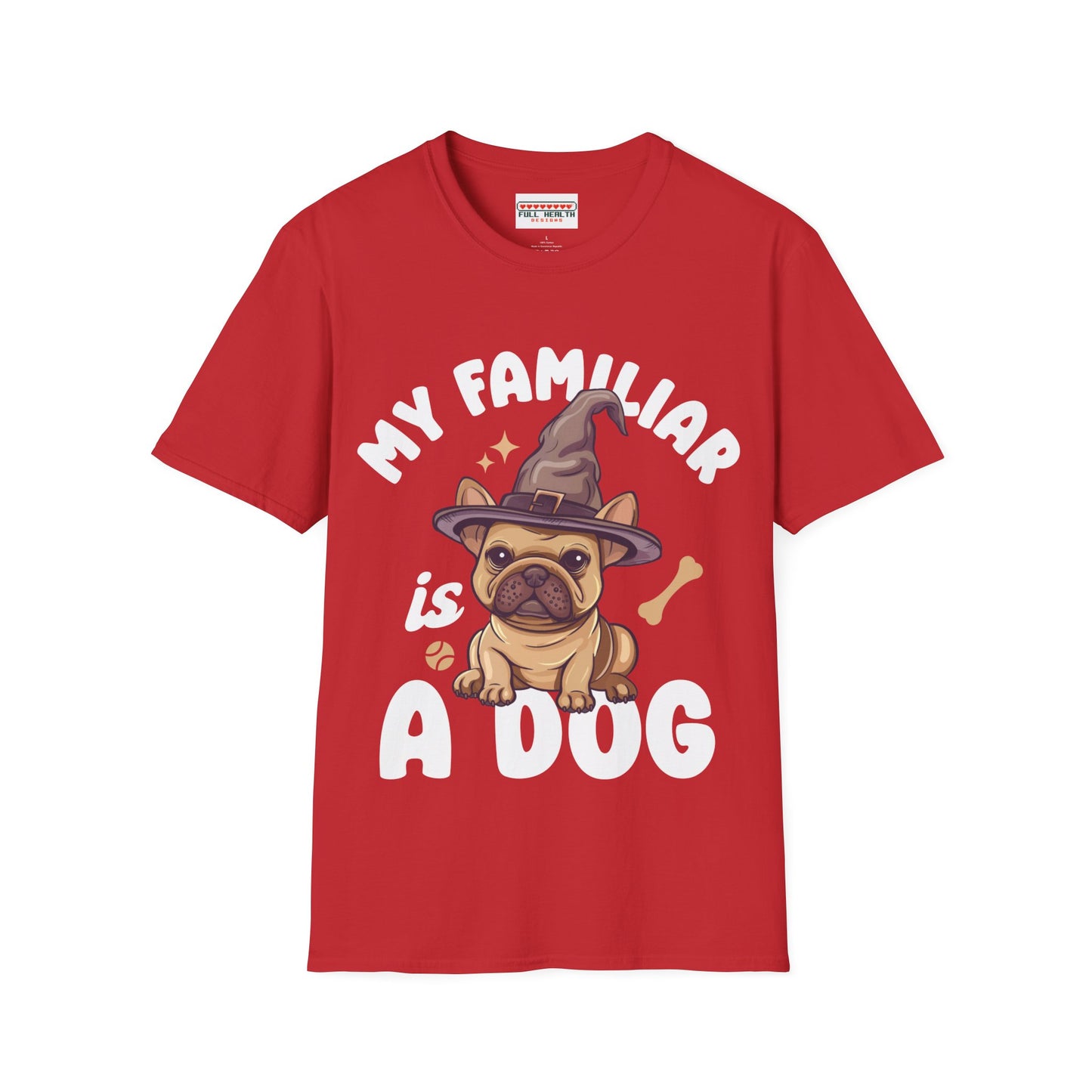 My Familiar is a Dog - Unisex Softstyle T-Shirt