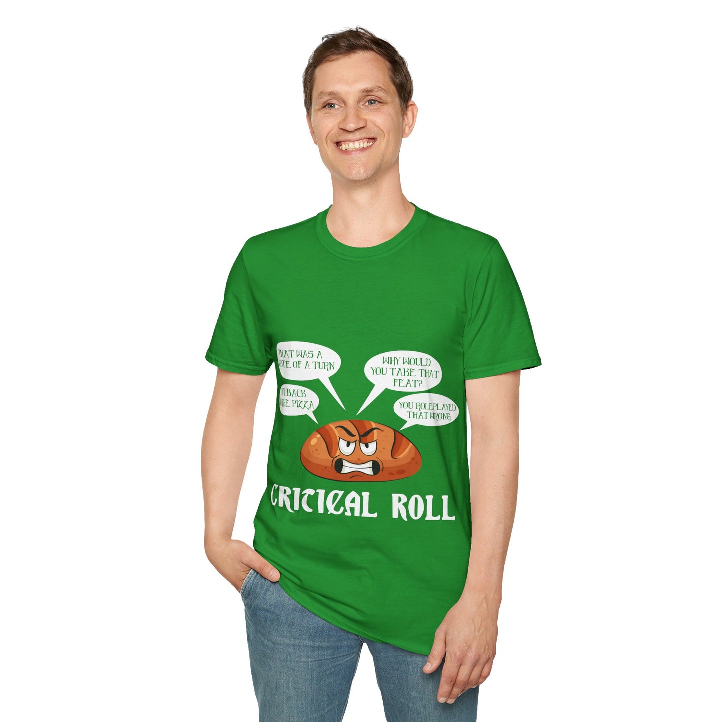 Critical Roll - Softstyle T-Shirt for Men and Women