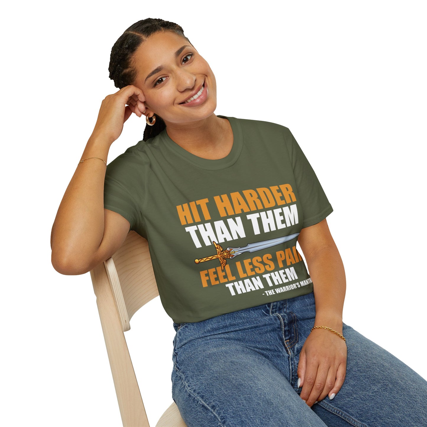 Warrior Mantra - Softstyle T-Shirt for Men and Women