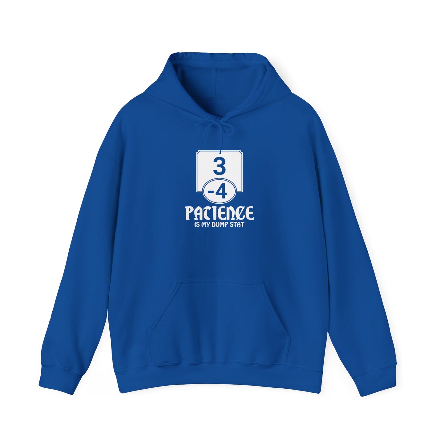 Patience is My Dump Stat - Heavy Blend™ Hoodie for Men and Women