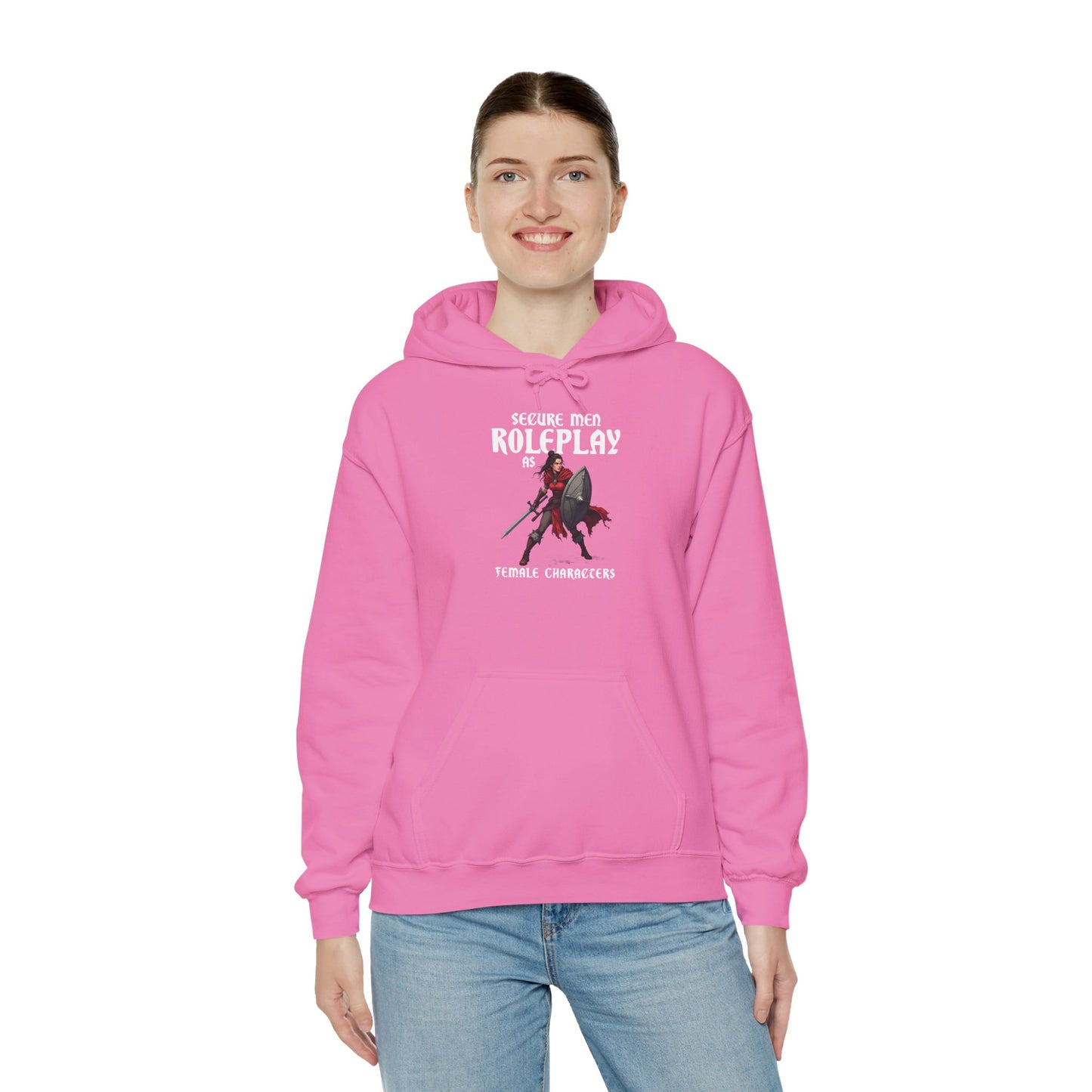 Secure Men Roleplay as Women - Heavy Blend™ Hooded Sweatshirt for Men and Women