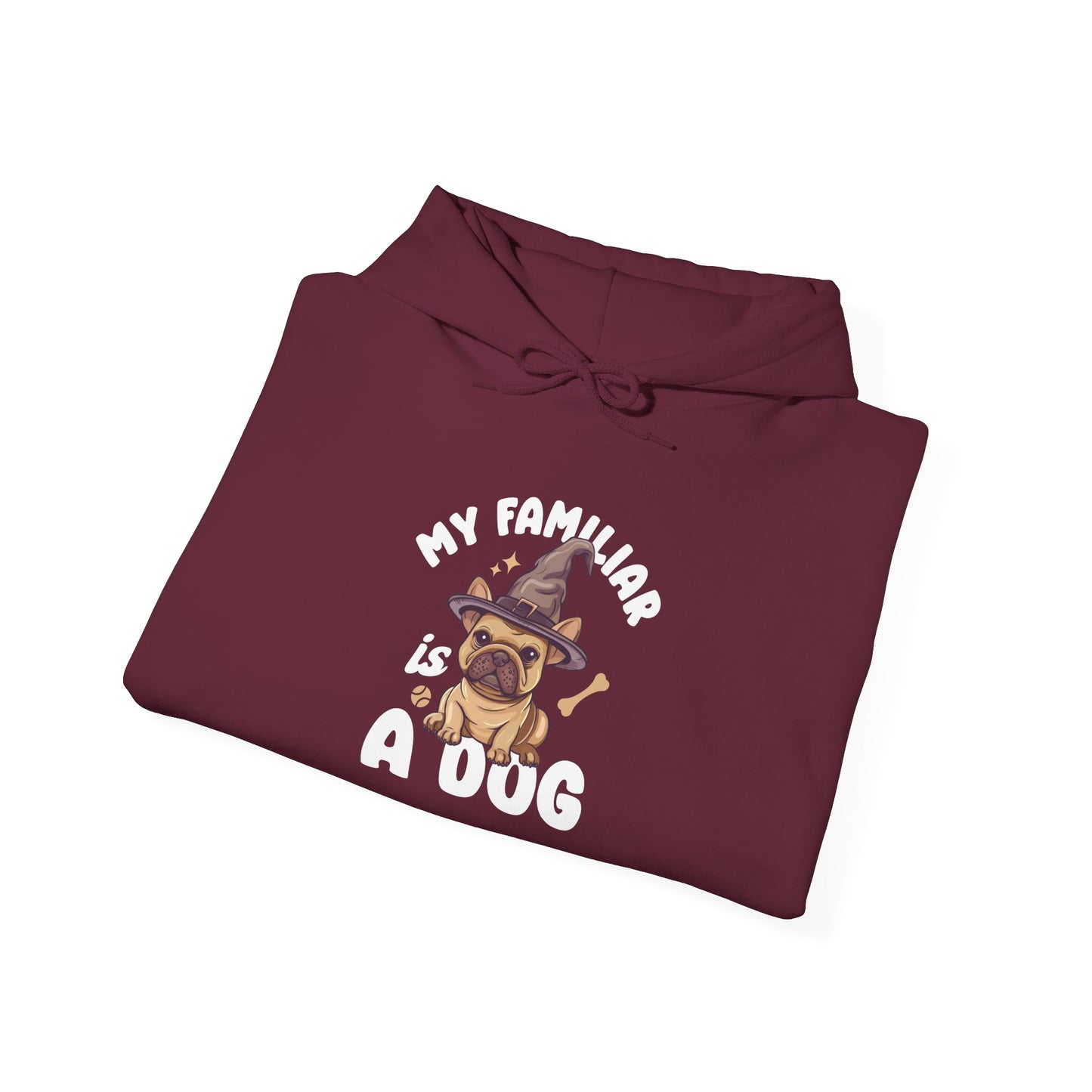 My Familiar is a Dog - Heavy Blend™ Hoodie for Men and Women