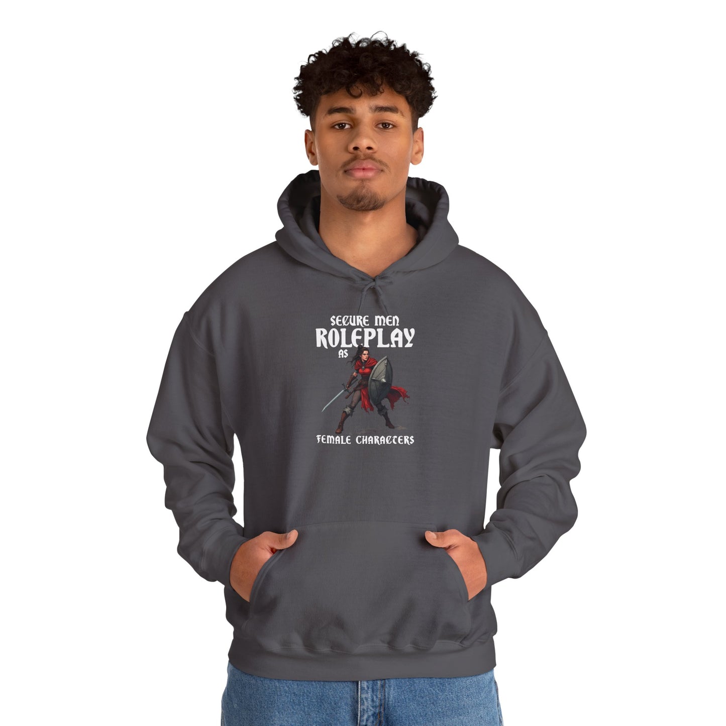 Secure Men Roleplay as Women - Heavy Blend™ Hooded Sweatshirt for Men and Women