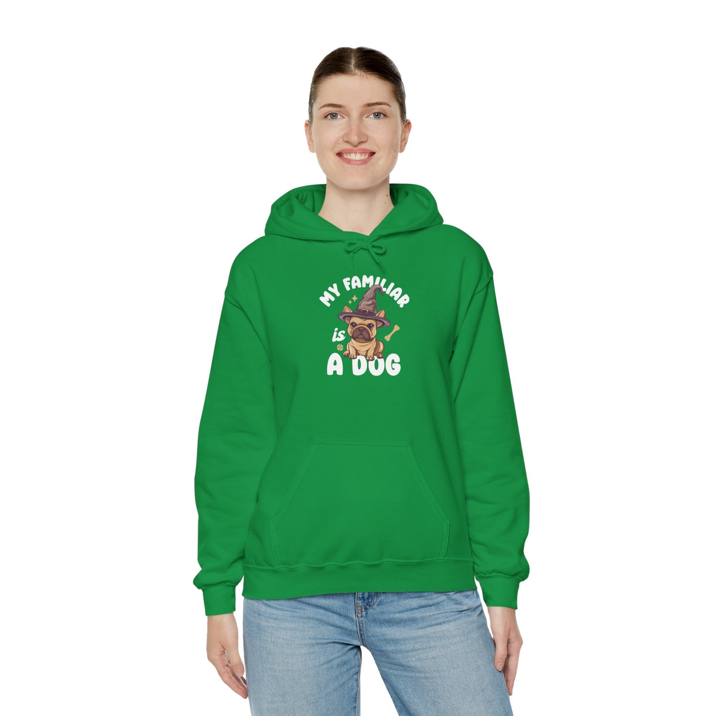 My Familiar is a Dog - Heavy Blend™ Hoodie for Men and Women