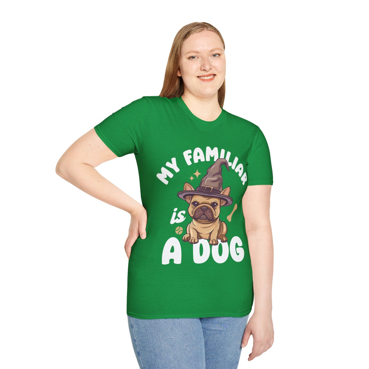 My Familiar is a Dog - Unisex Softstyle T-Shirt