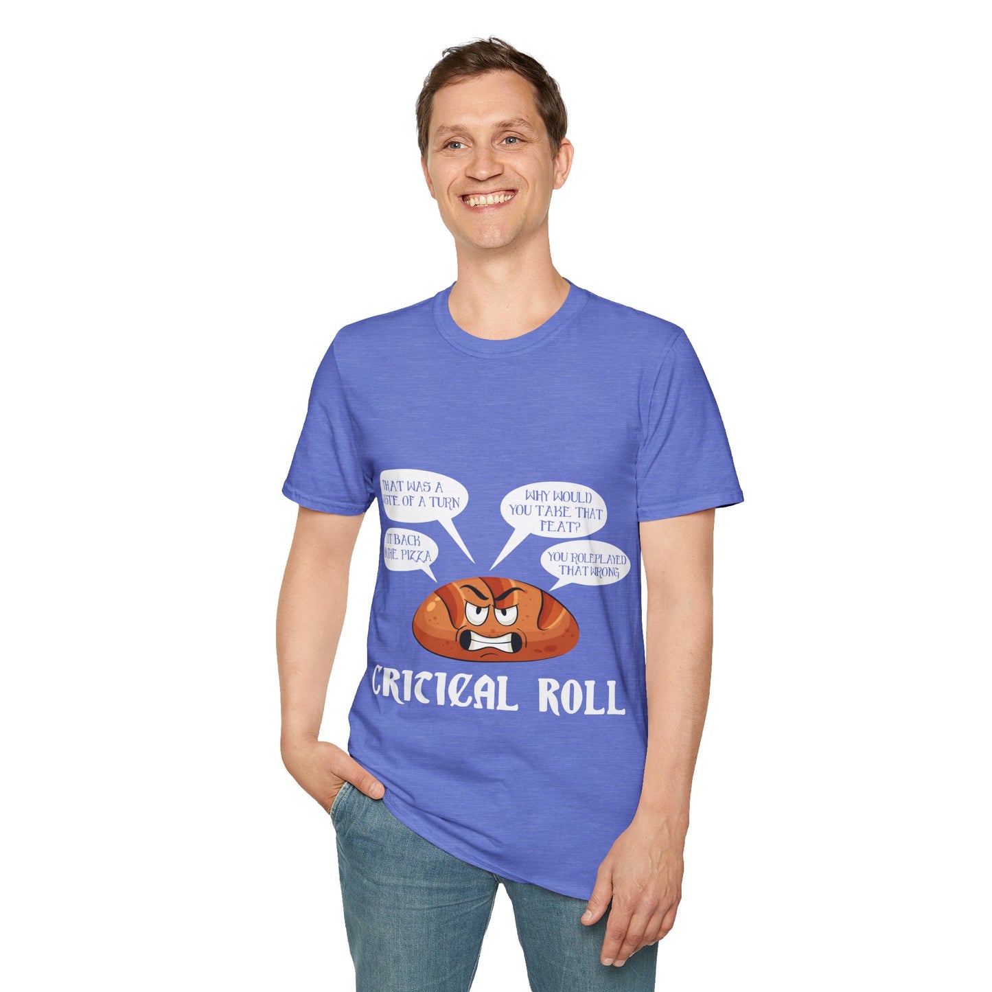 Critical Roll - Softstyle T-Shirt for Men and Women