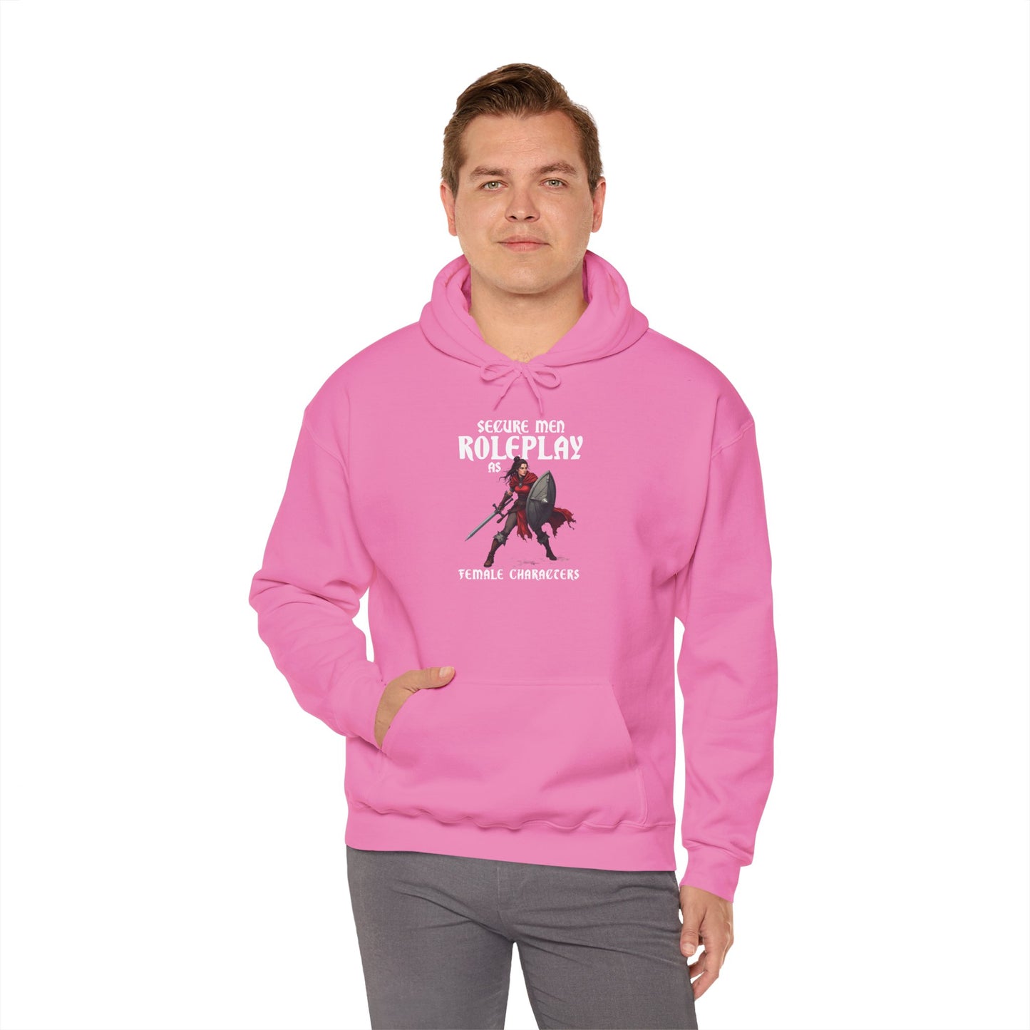 Secure Men Roleplay as Women - Heavy Blend™ Hooded Sweatshirt for Men and Women