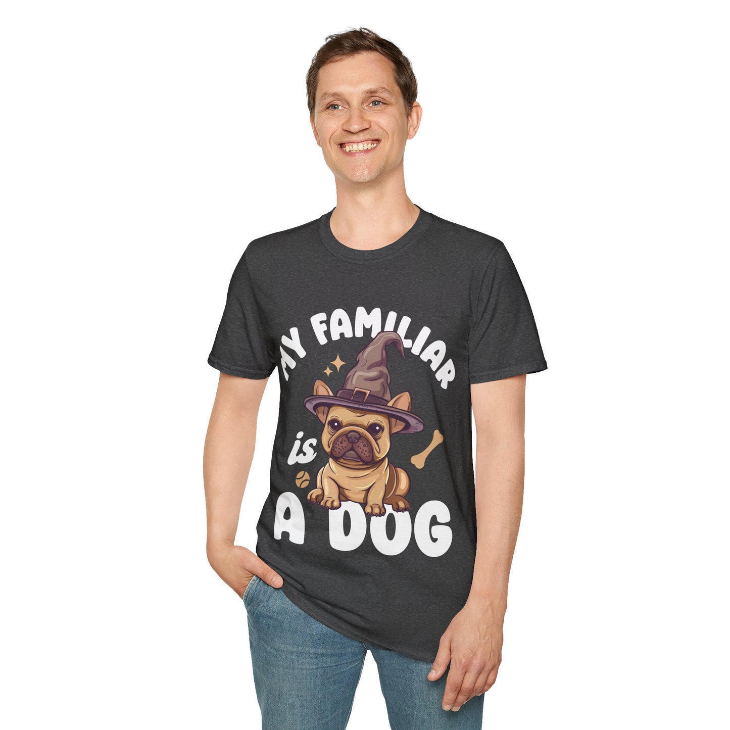 My Familiar is a Dog - Unisex Softstyle T-Shirt