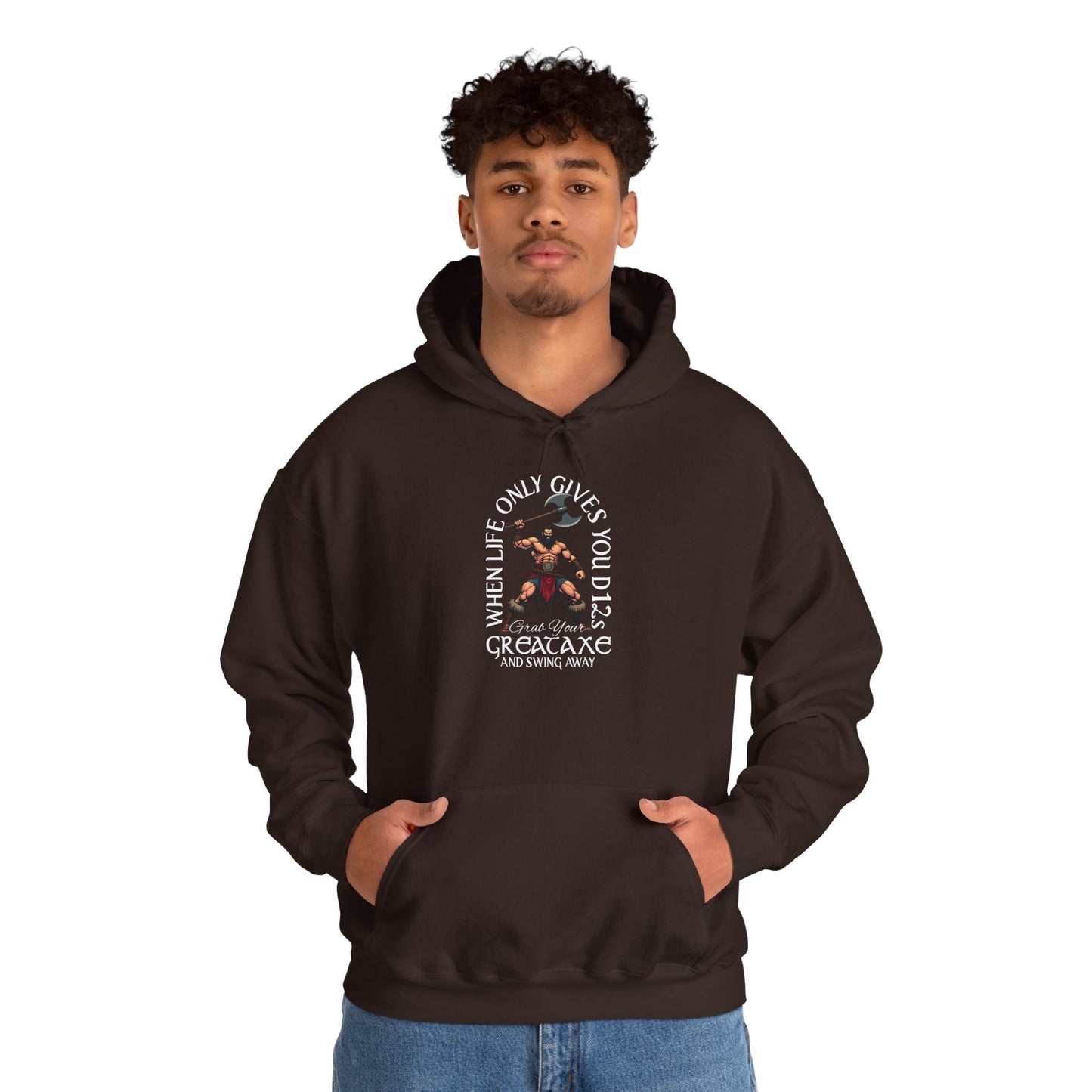 D12 Swing Away - Heavy Blend™ Hooded Sweatshirt for Men and Women