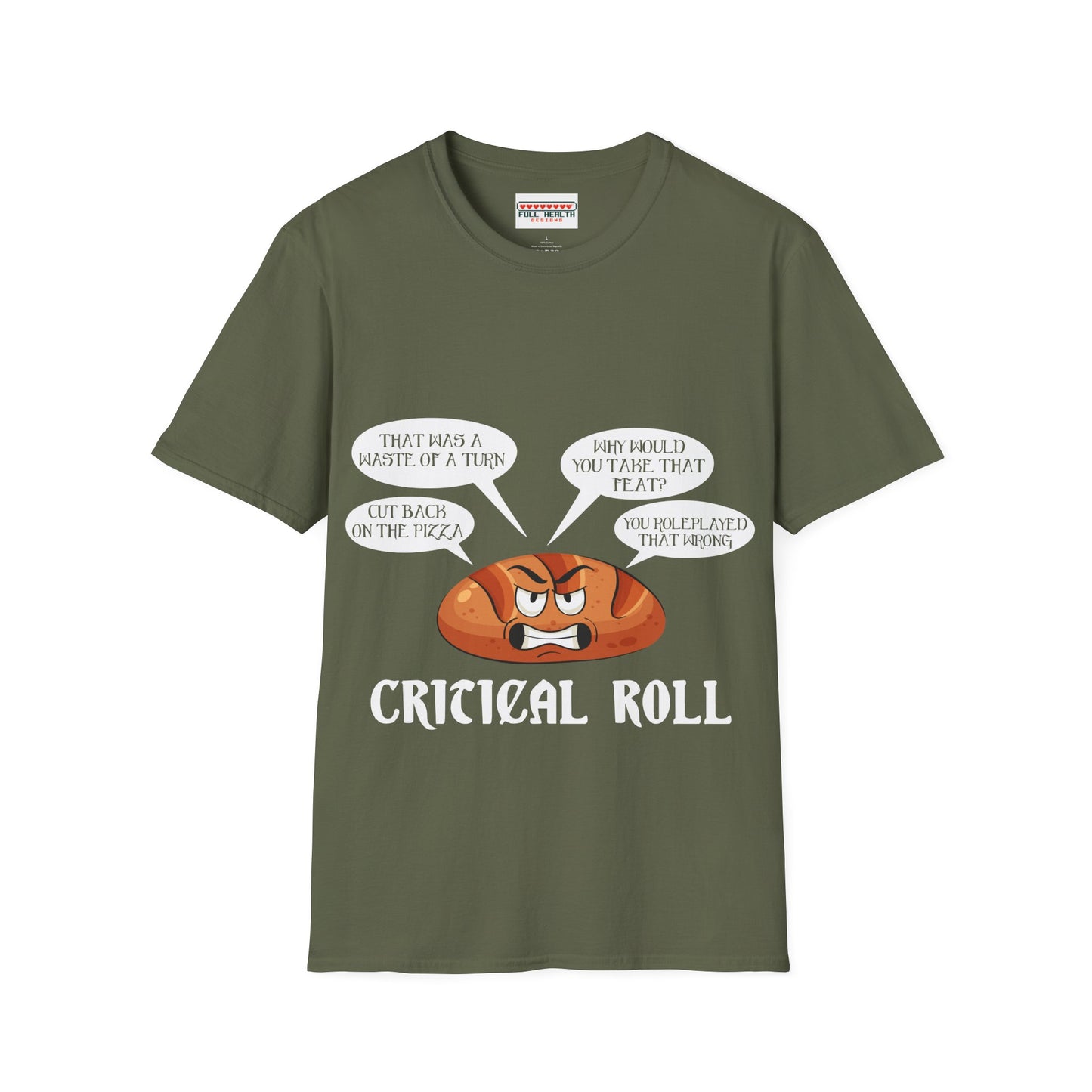 Critical Roll - Softstyle T-Shirt for Men and Women