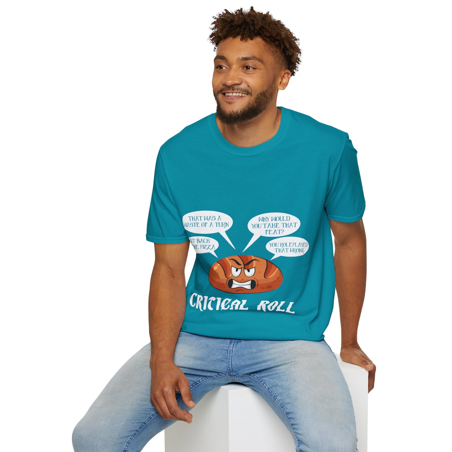 Critical Roll - Softstyle T-Shirt for Men and Women