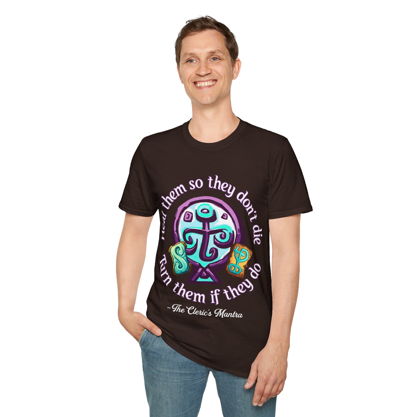 Cleric's Mantra - Softstyle T-Shirt for Men and Women