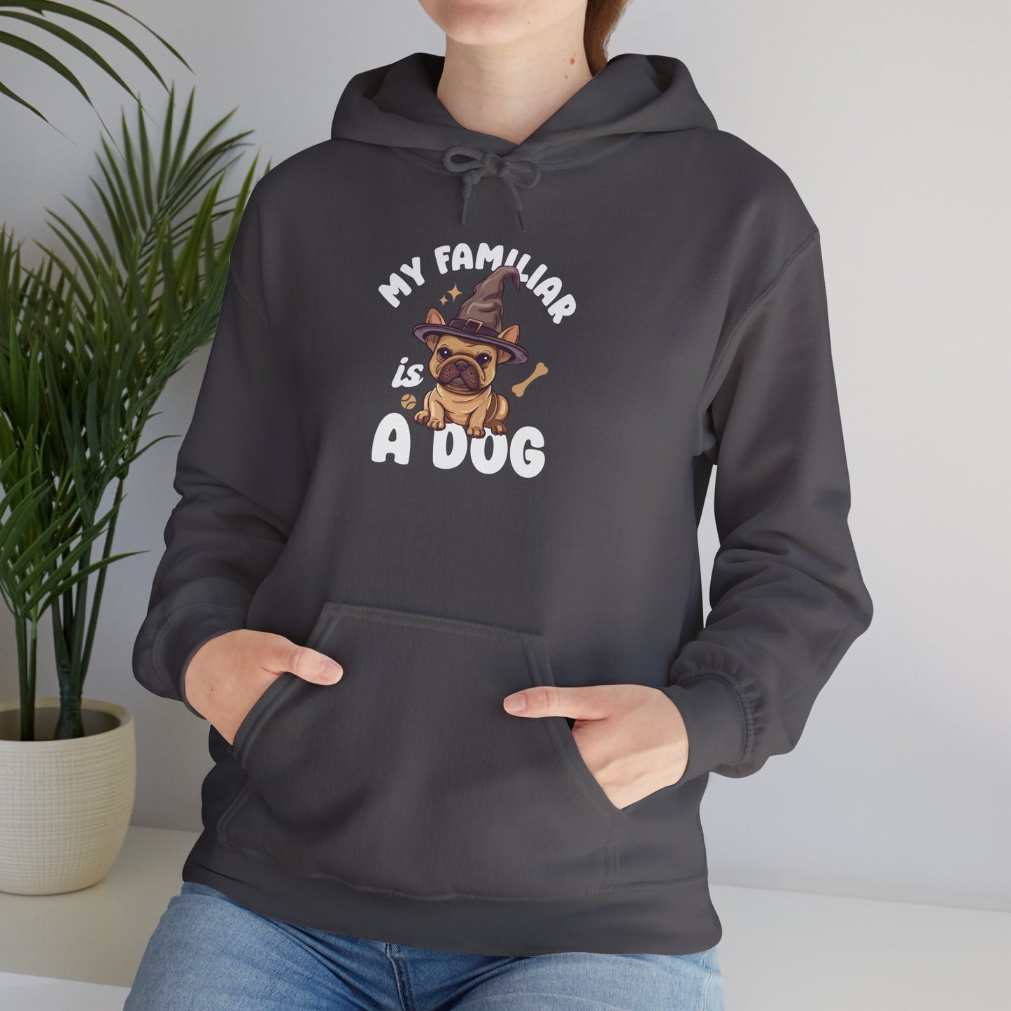 My Familiar is a Dog - Heavy Blend™ Hoodie for Men and Women