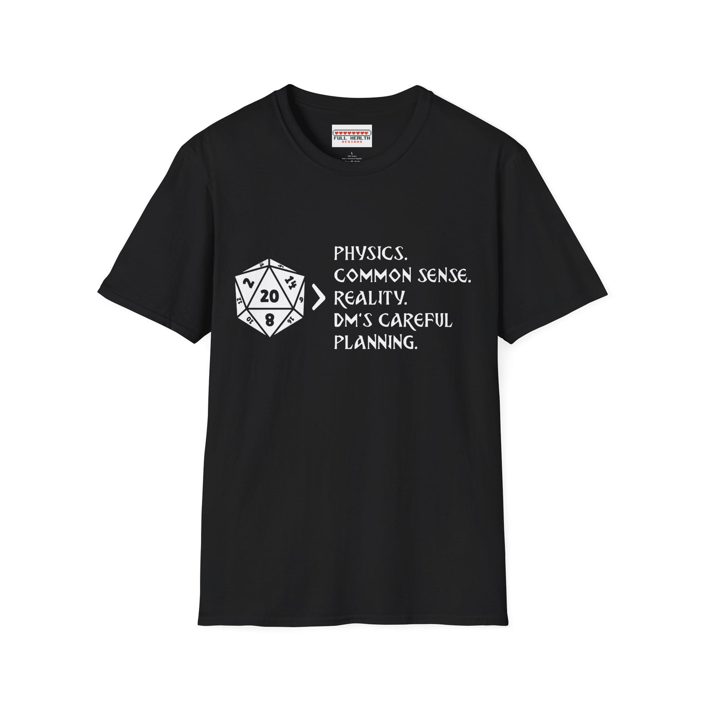 Natural 20 is Greater Than - Unisex Softstyle T-Shirt