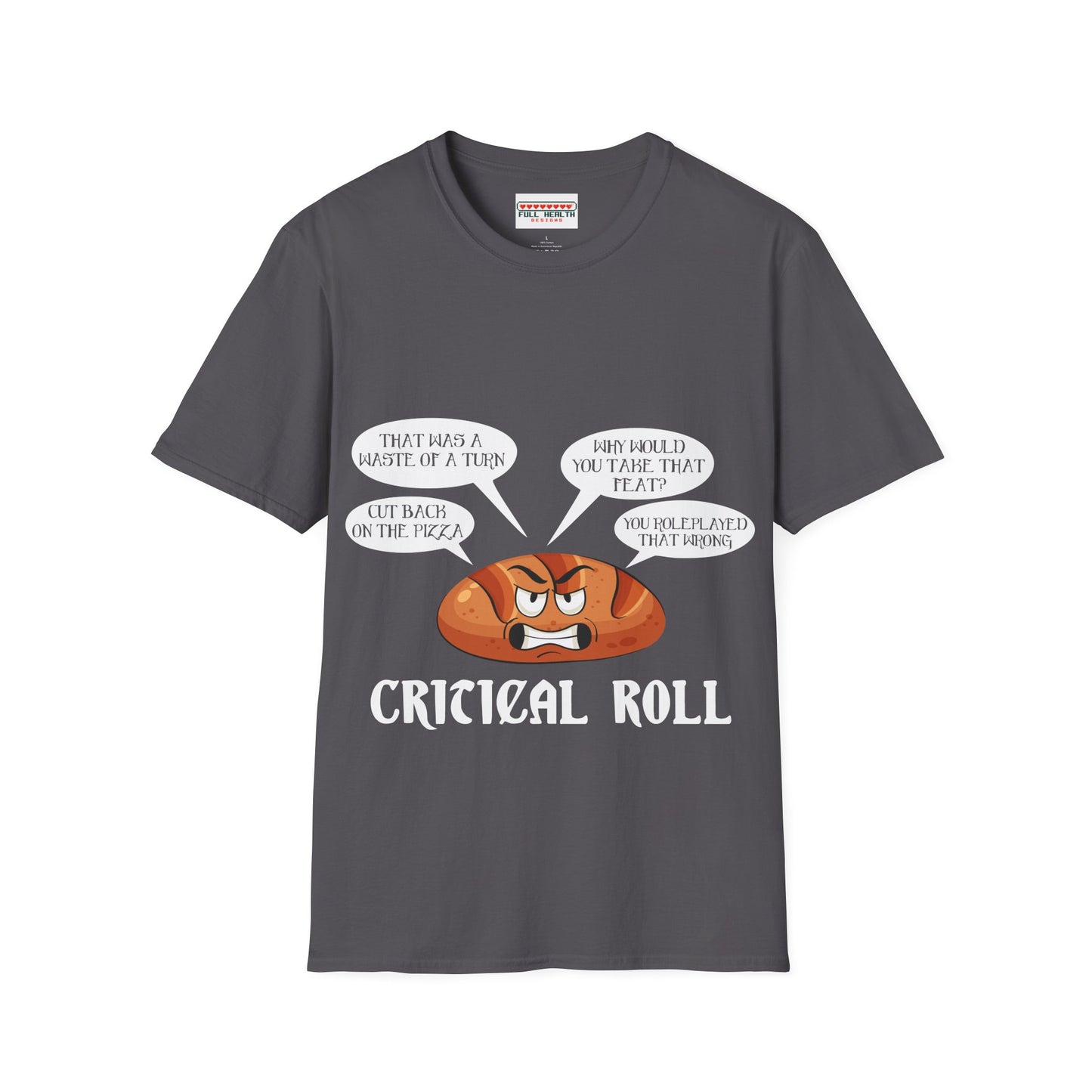 Critical Roll - Softstyle T-Shirt for Men and Women