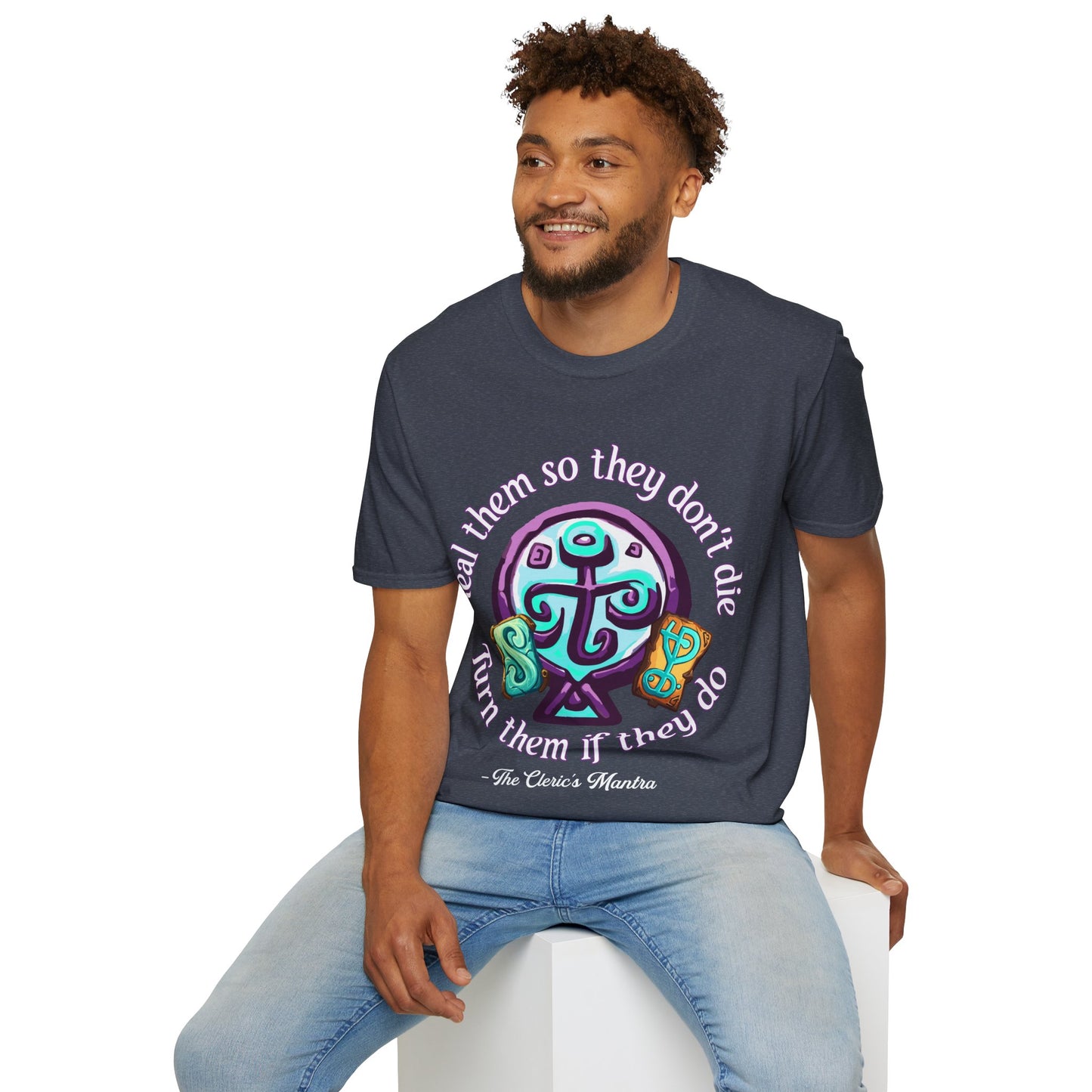 Cleric's Mantra - Softstyle T-Shirt for Men and Women