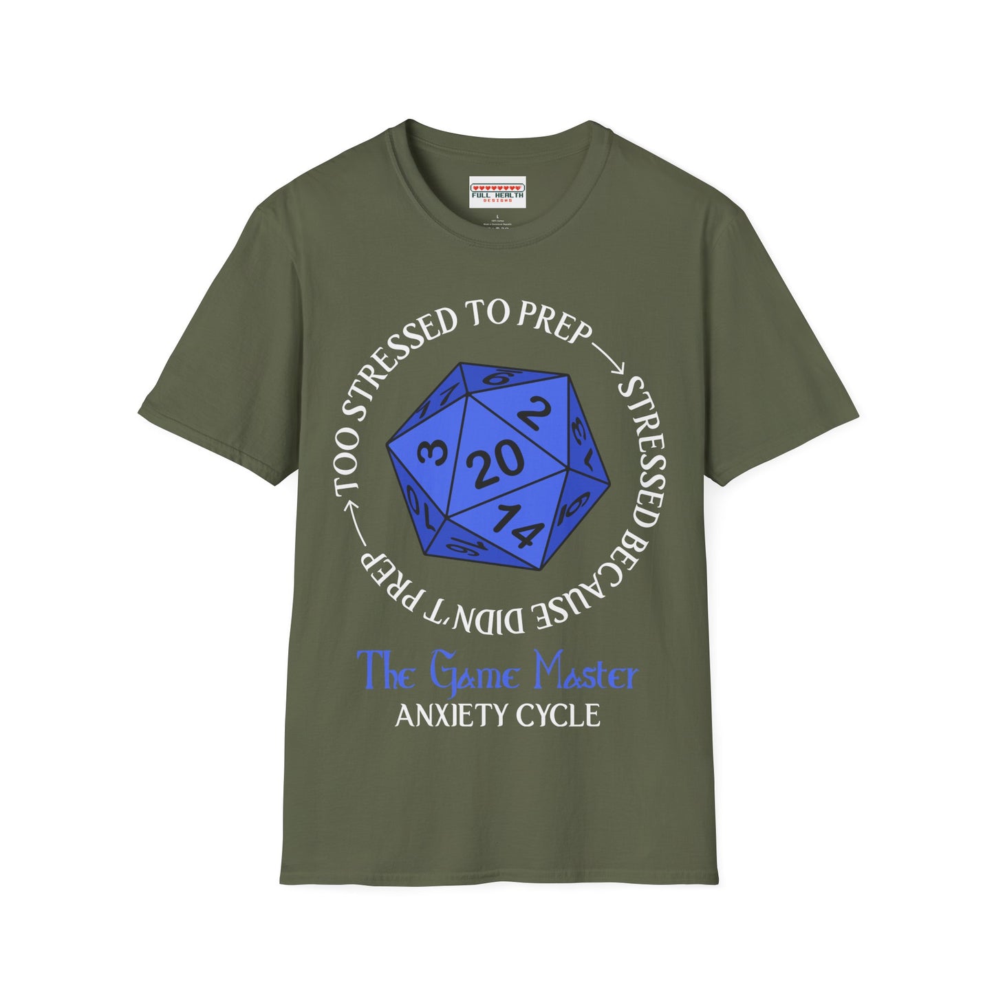 The GM Anxiety Cycle - Softstyle T-Shirt for Men and Women