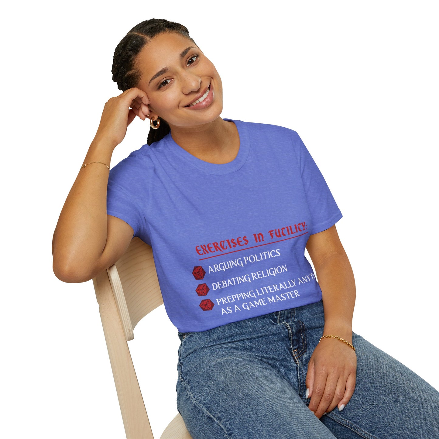 Exercises in Futility - Softstyle T-Shirt for Men and Women