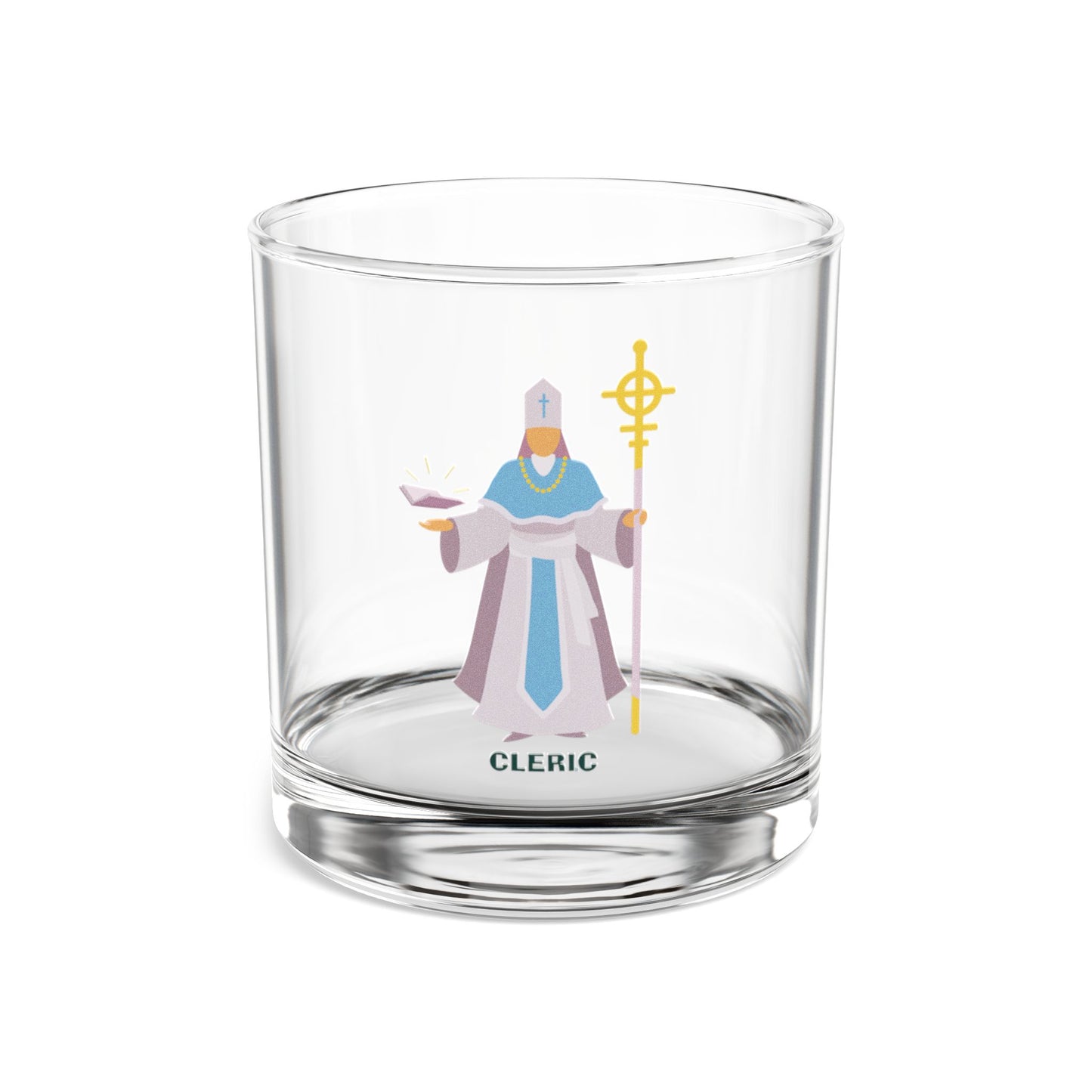 "Sanctified Spirits Glass" CLERIC Rocks Glass