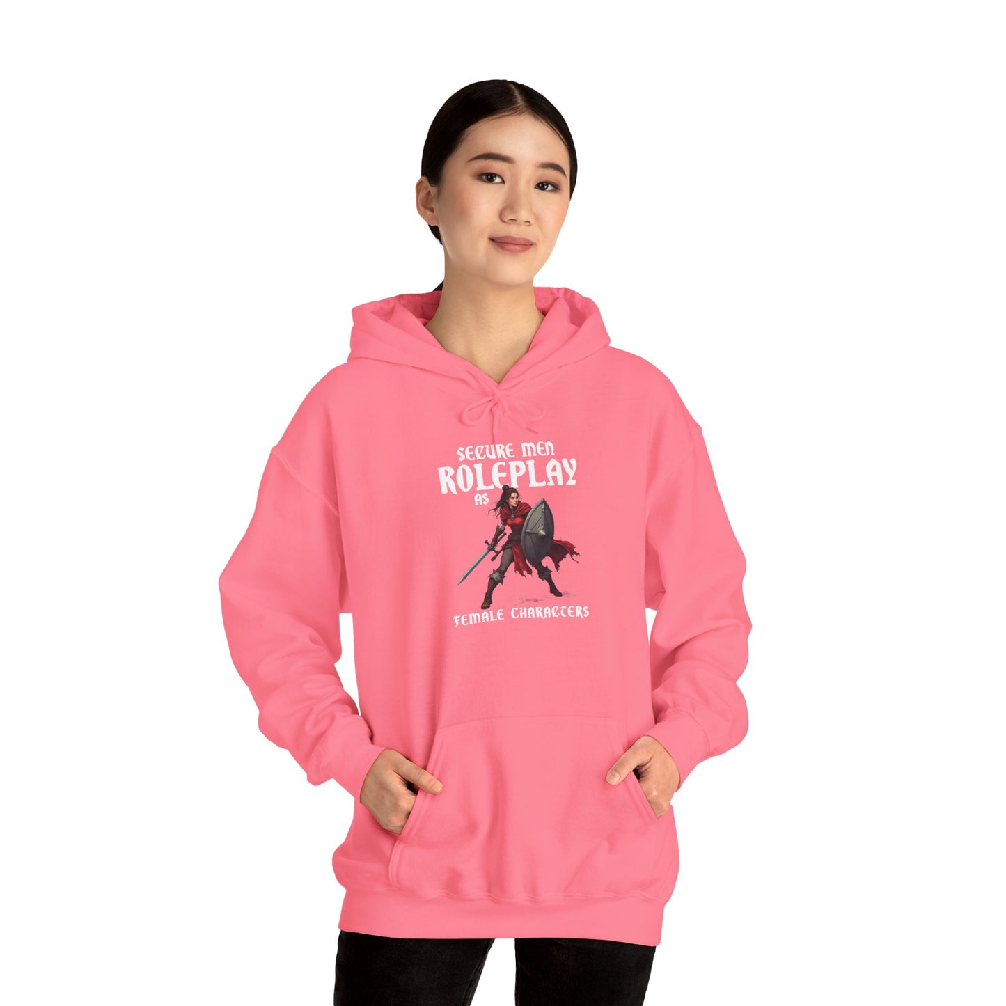 Secure Men Roleplay as Women - Heavy Blend™ Hooded Sweatshirt for Men and Women