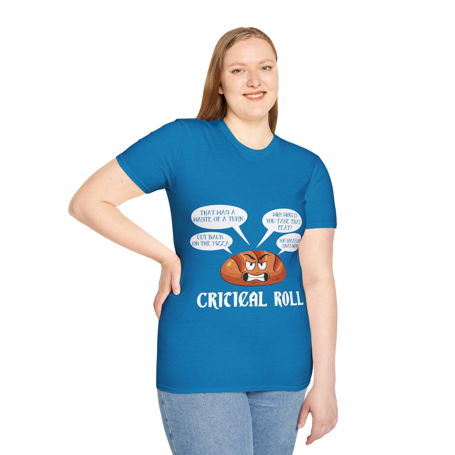Critical Roll - Softstyle T-Shirt for Men and Women