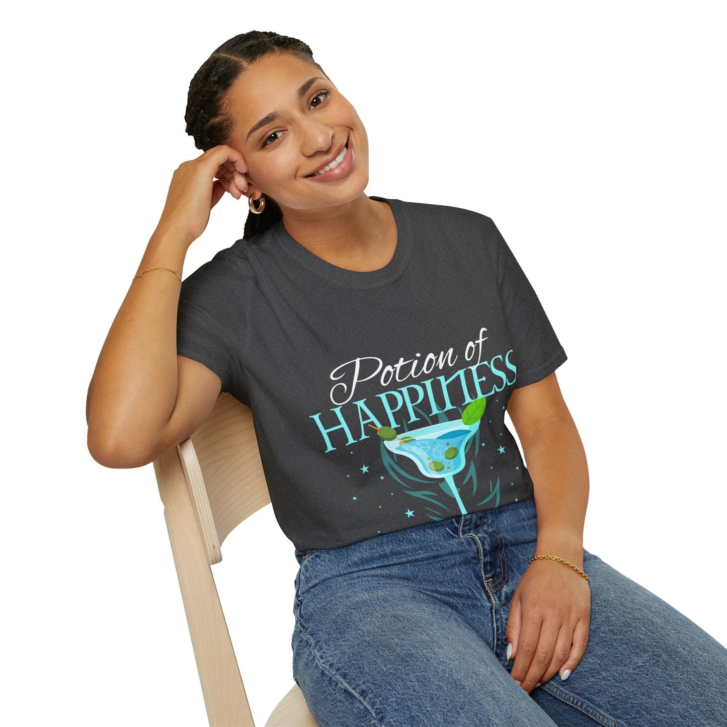 Potion of Happiness - Softstyle T-Shirt for Men or Women Printify