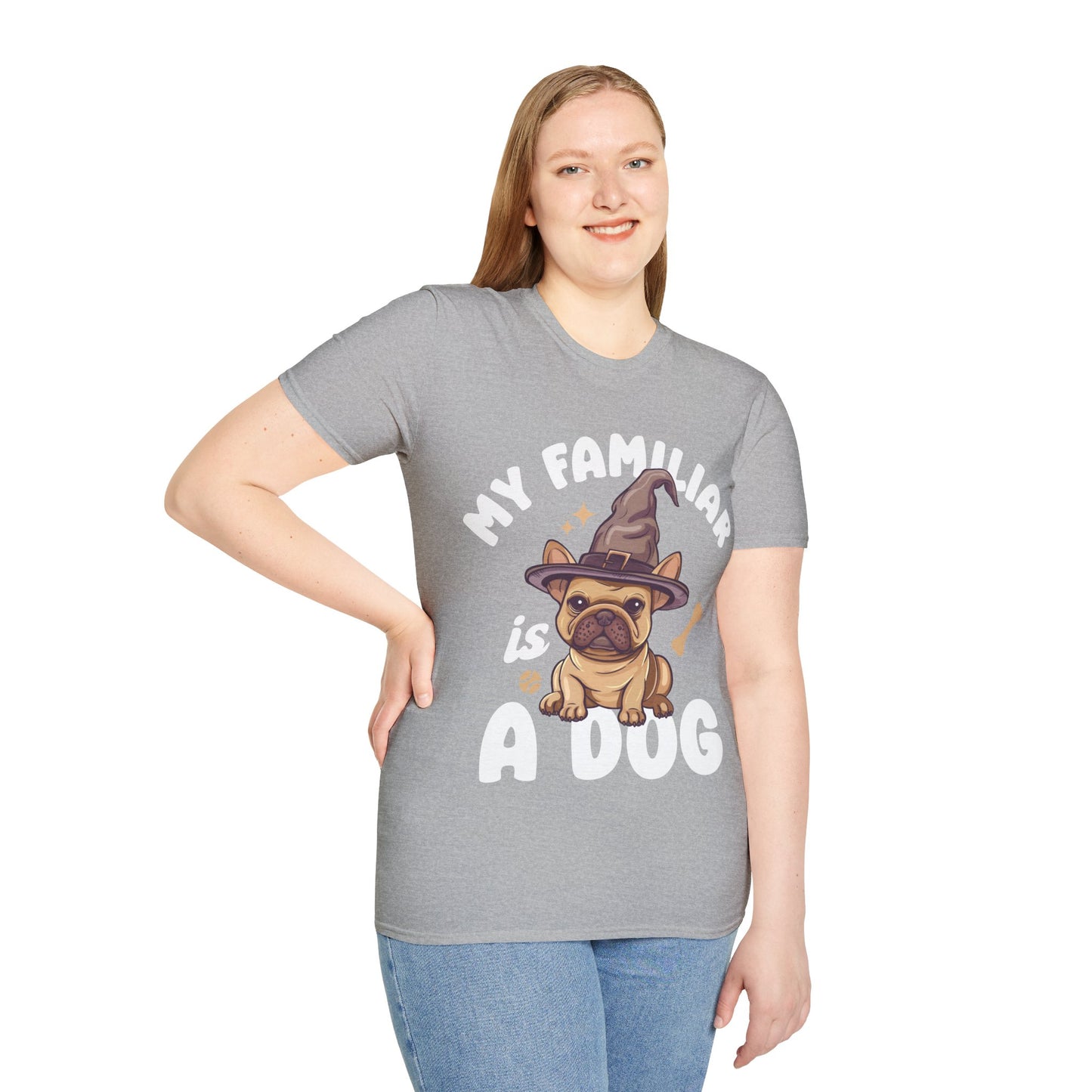 My Familiar is a Dog - Unisex Softstyle T-Shirt