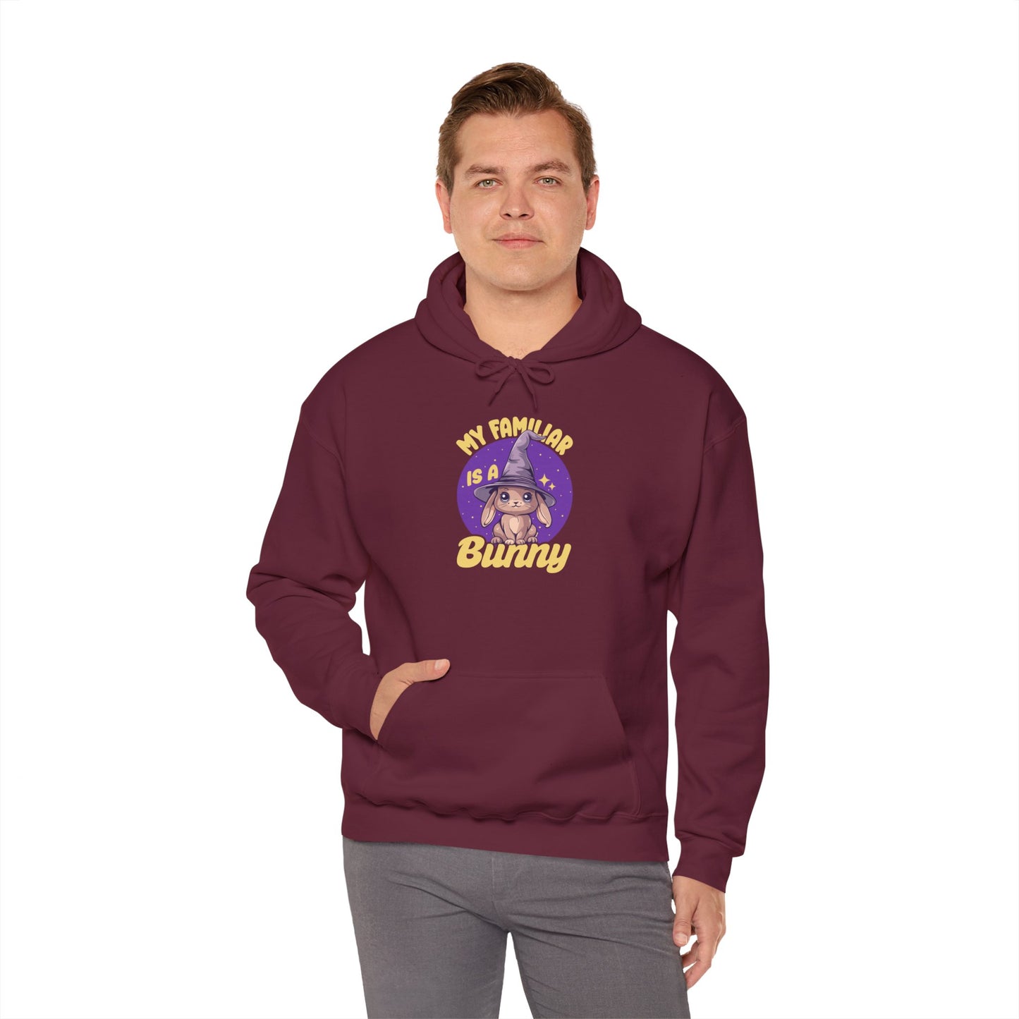 My Familiar is a Bunny - Heavy Blend™ Hoodie for Men and Women