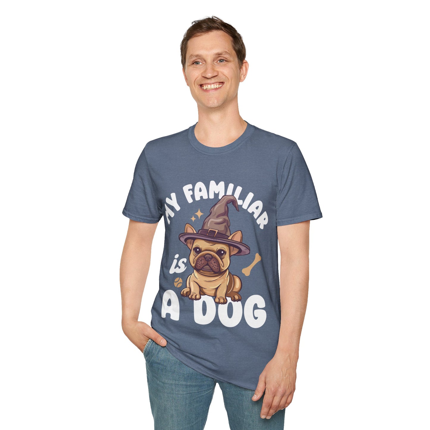 My Familiar is a Dog - Unisex Softstyle T-Shirt