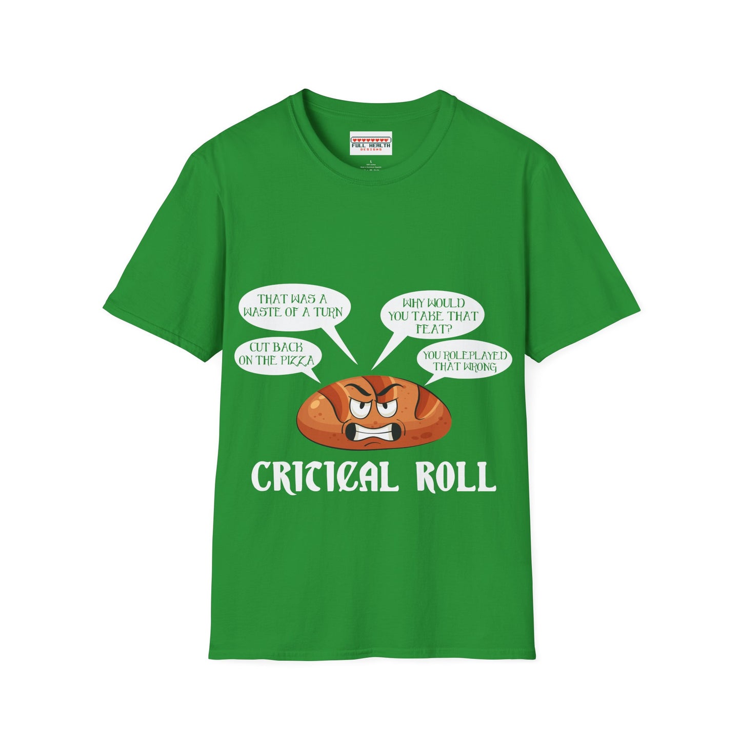 Critical Roll - Softstyle T-Shirt for Men and Women