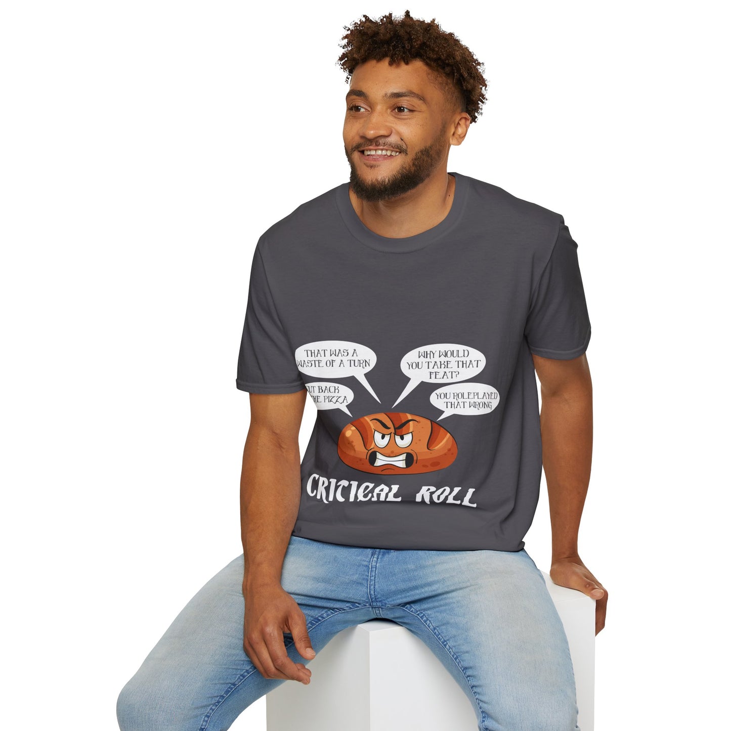 Critical Roll - Softstyle T-Shirt for Men and Women