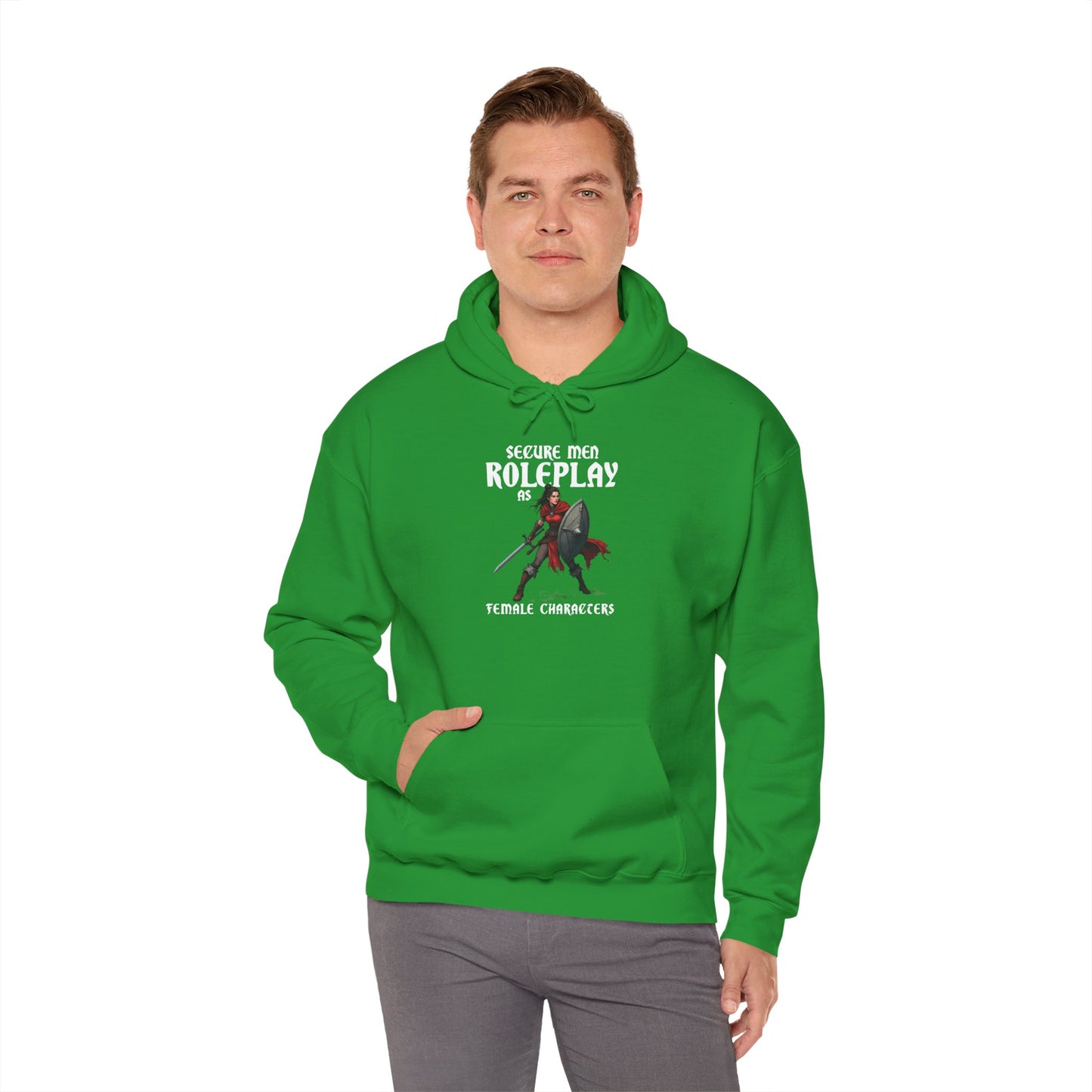 Secure Men Roleplay as Women - Heavy Blend™ Hooded Sweatshirt for Men and Women