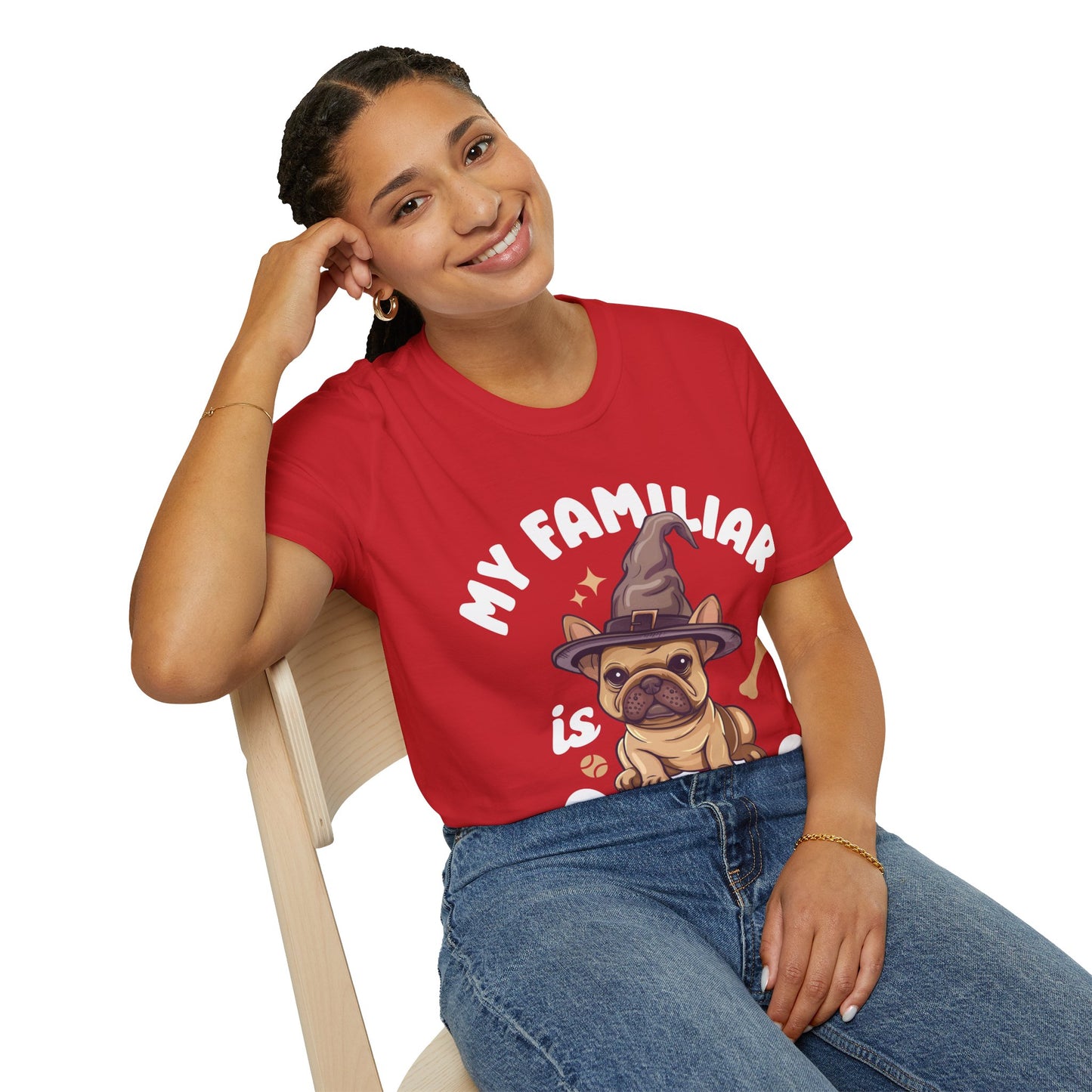 My Familiar is a Dog - Unisex Softstyle T-Shirt