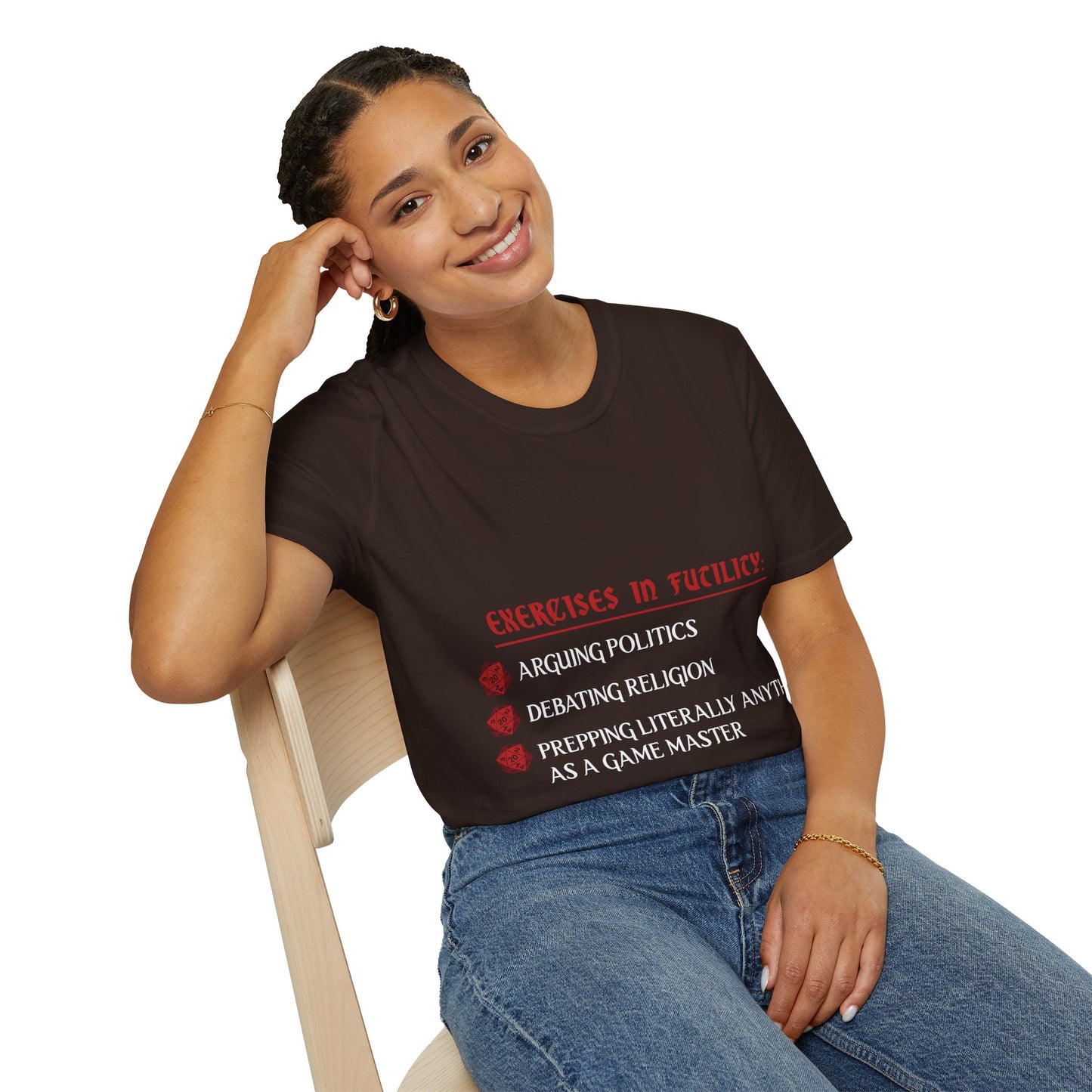 Exercises in Futility - Softstyle T-Shirt for Men and Women
