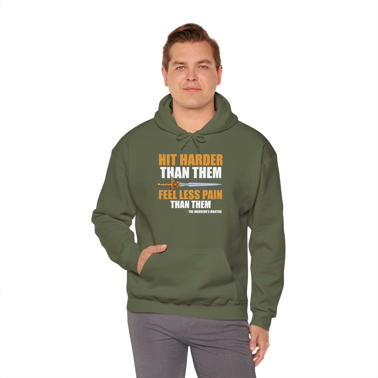 Warrior's Mantra - Heavy Blend™ Hoodie for Men and Women