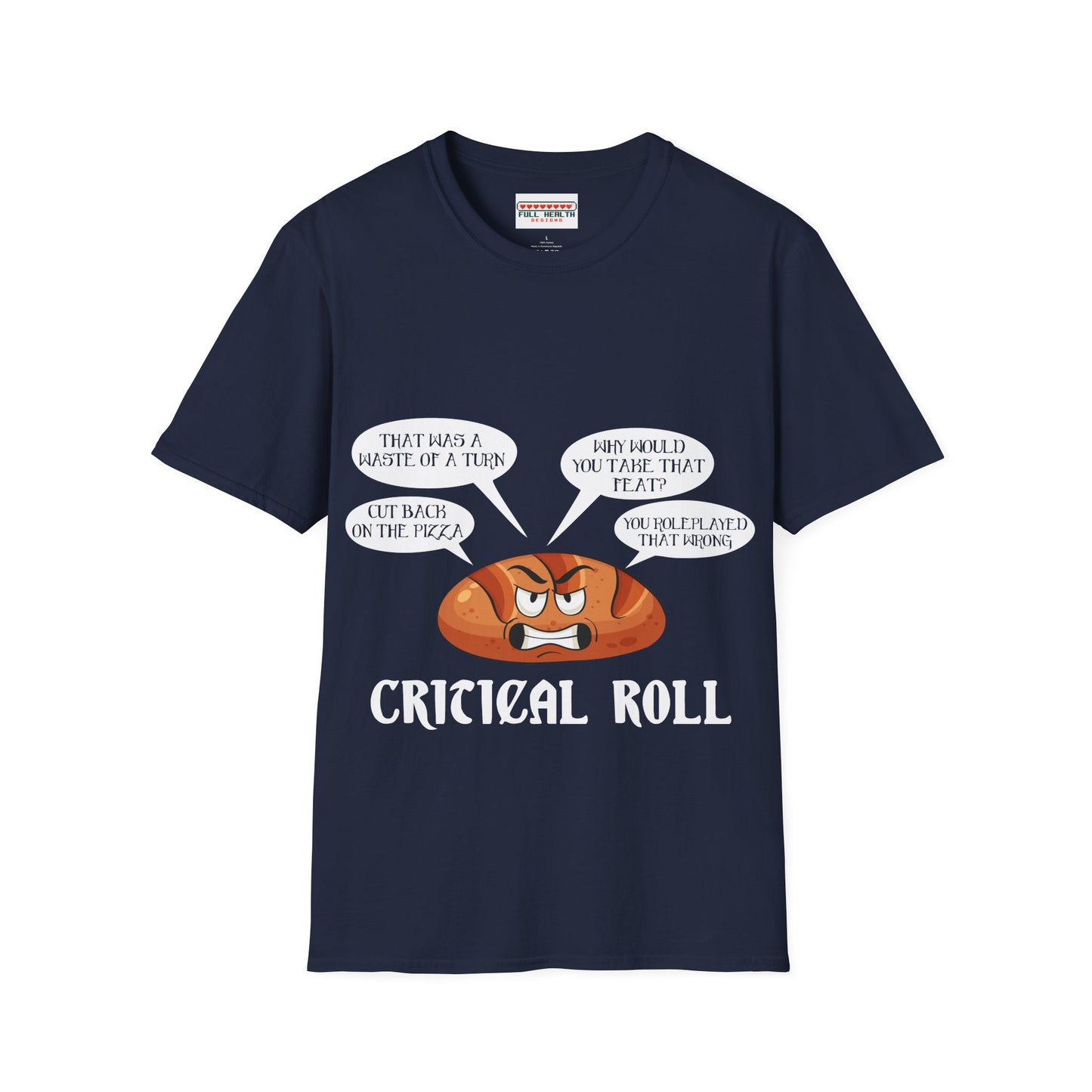 Critical Roll - Softstyle T-Shirt for Men and Women
