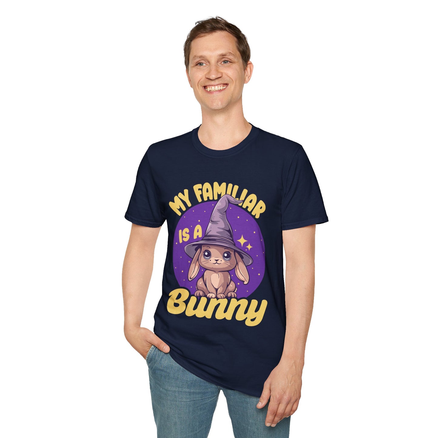 My Familiar is a Bunny - Softstyle T-Shirt for Men and Women