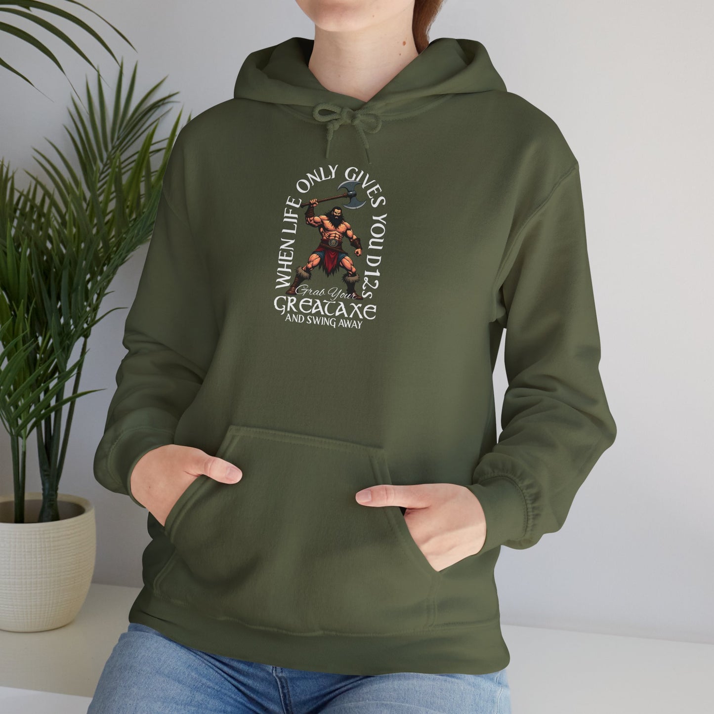 D12 Swing Away - Heavy Blend™ Hooded Sweatshirt for Men and Women