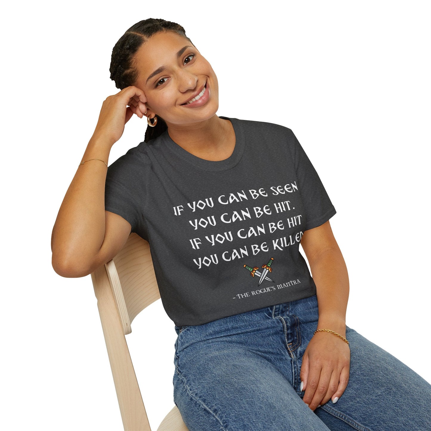 Rogue's Mantra - Softstyle T-Shirt for Men and Women Printify